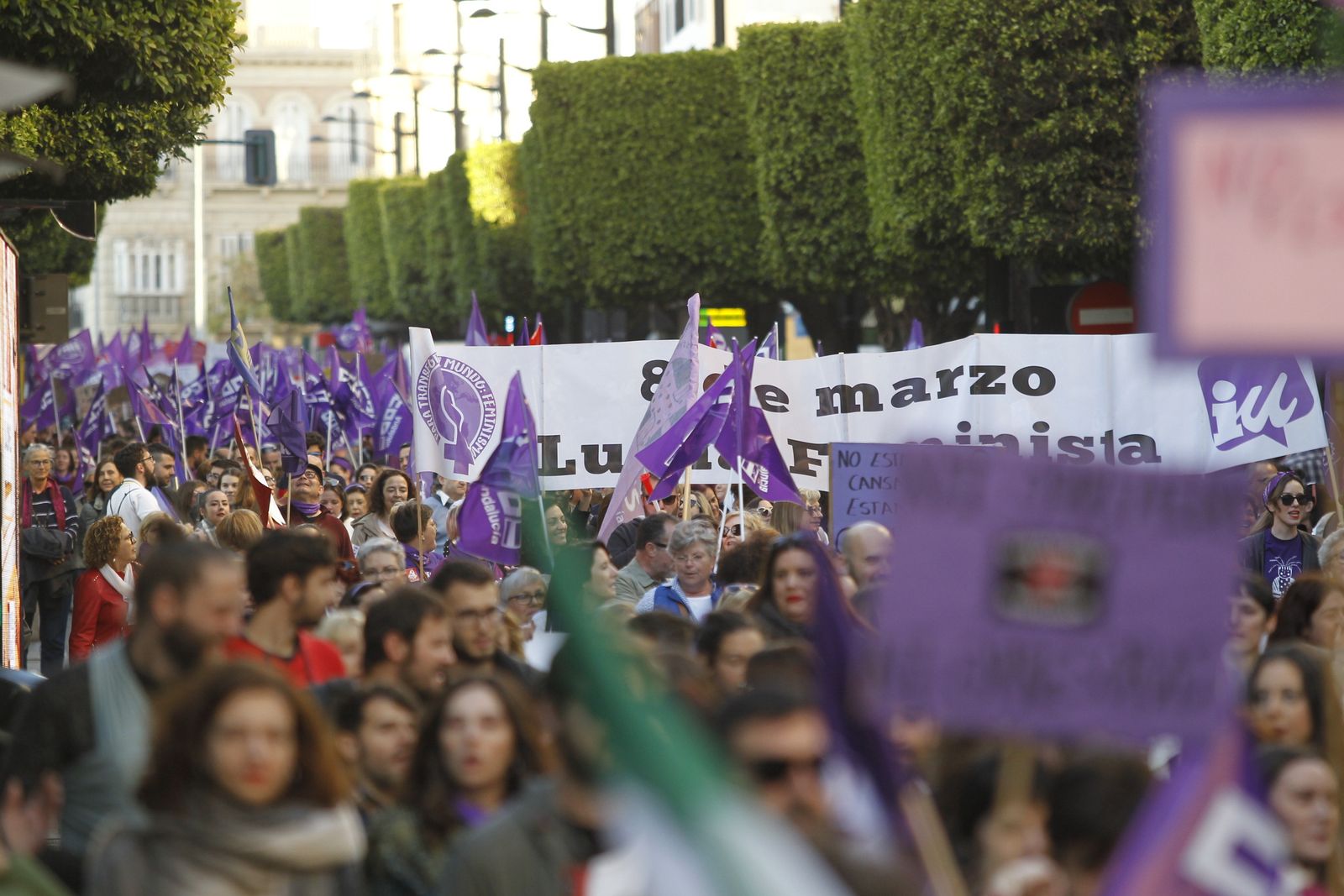 Fotogalería manifestación Día Internacional de la Mujer