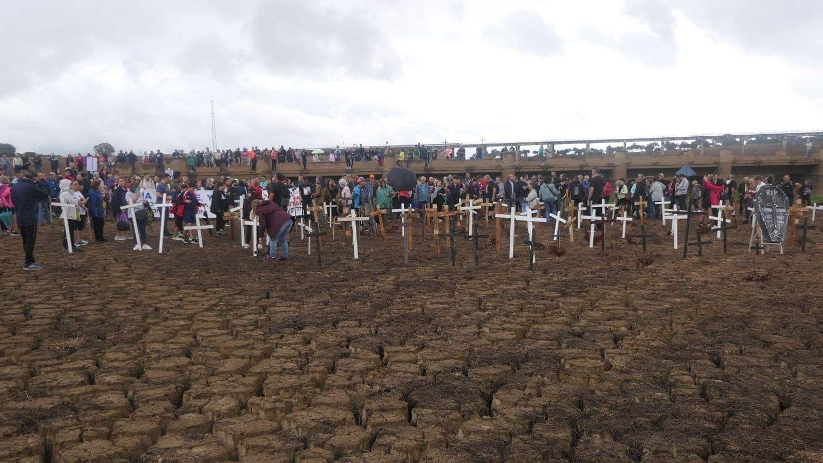 Reivindicación de Unidos por el Agua en Sierra Boyera en 2023