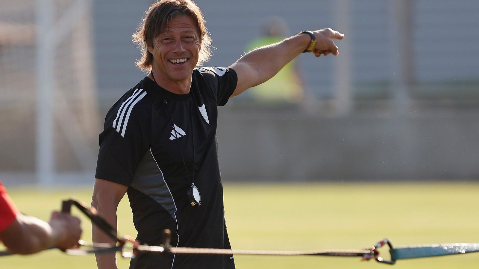 Matías Almeyda, entrenador del Sevilla. Matías Almeyda, entrenador del Sevilla.