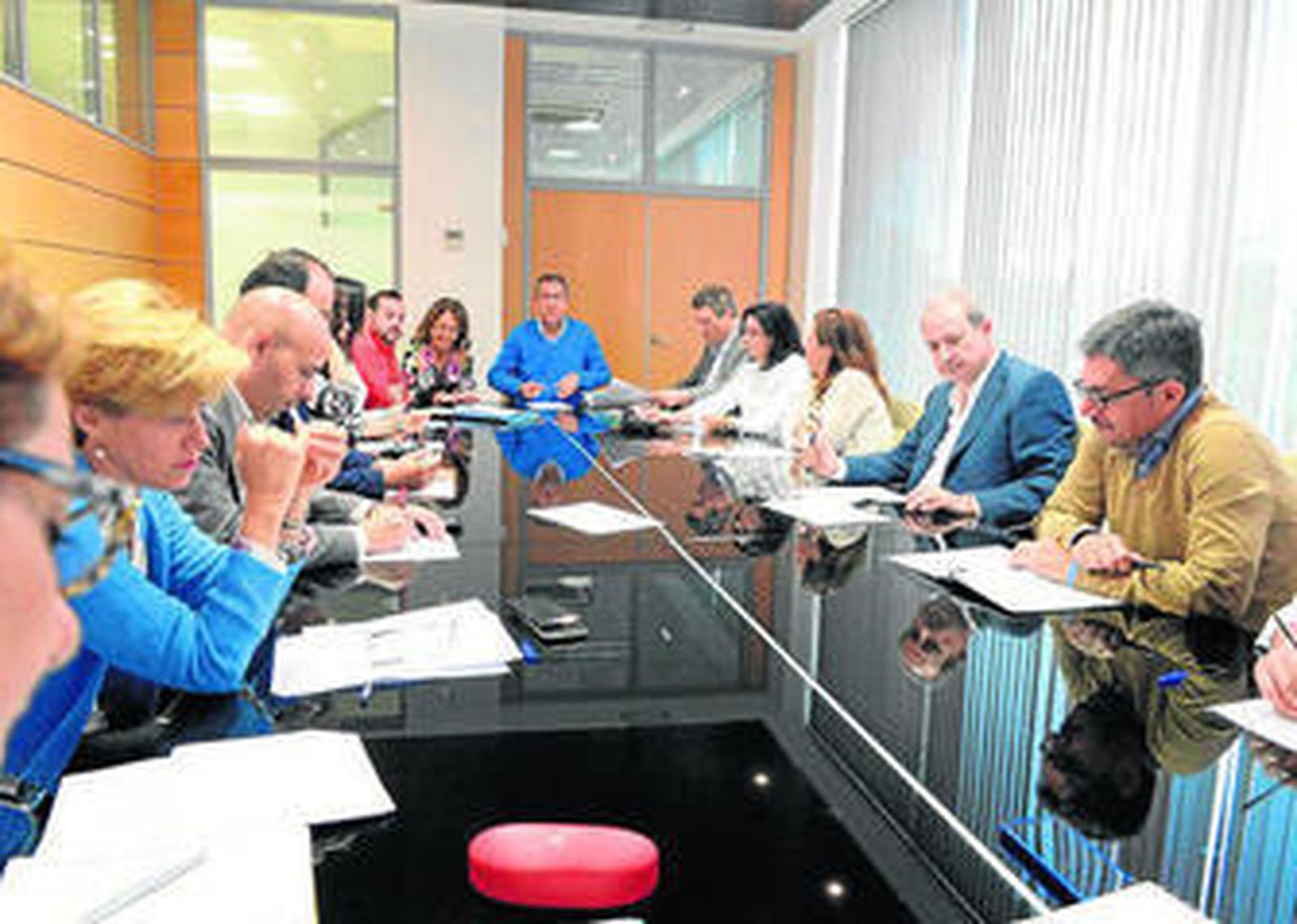 Imagen del Consejo de Gestión de la Gerencia de Urbanismo celebrado ayer.