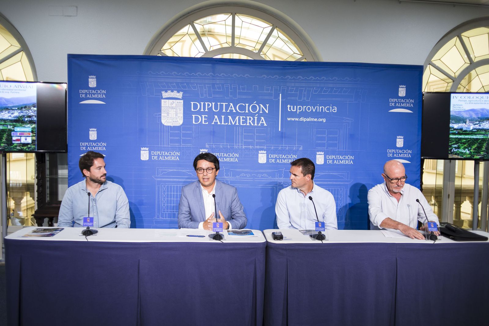 Alberto Marín, Manuel Guzmán, Juan Miguel Tortosa y Alfonso Chico de Guzmán.