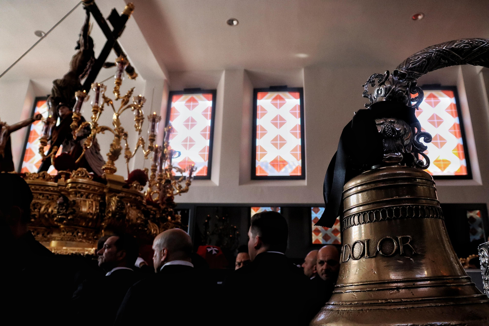 Fusionadas en su procesión del Miércoles Santo en Málaga, en fotos