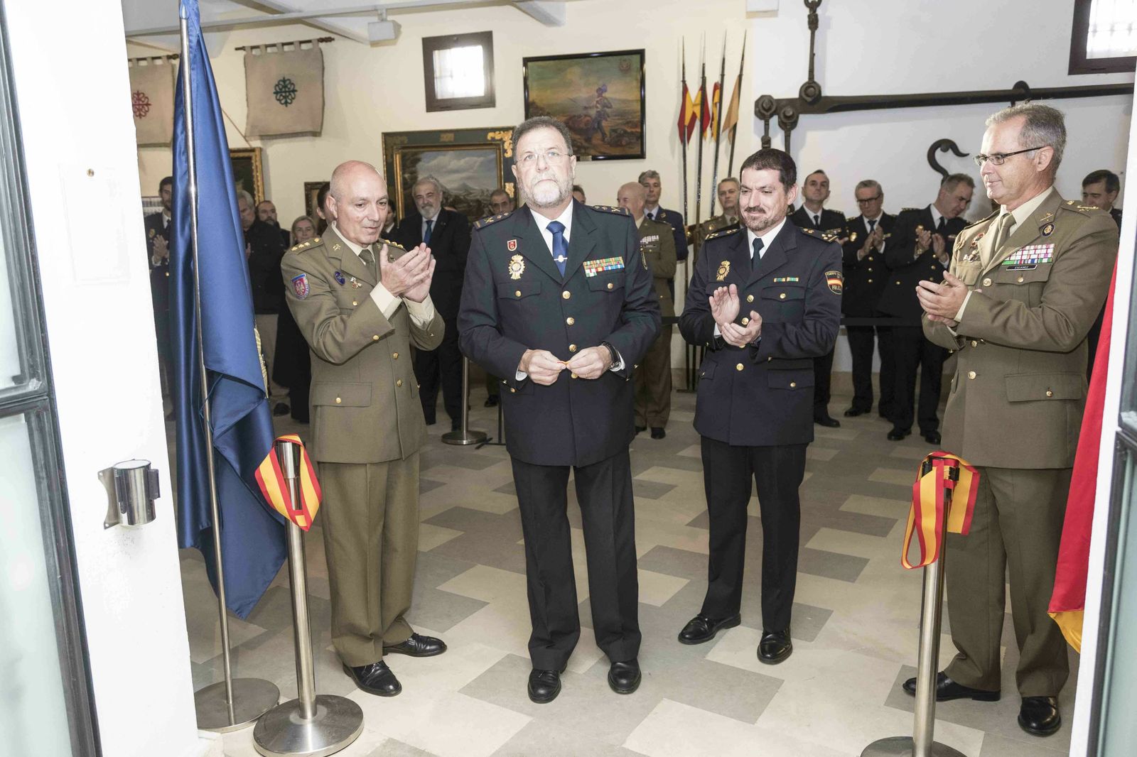 La exposición sobre la historia de la Policía Nacional