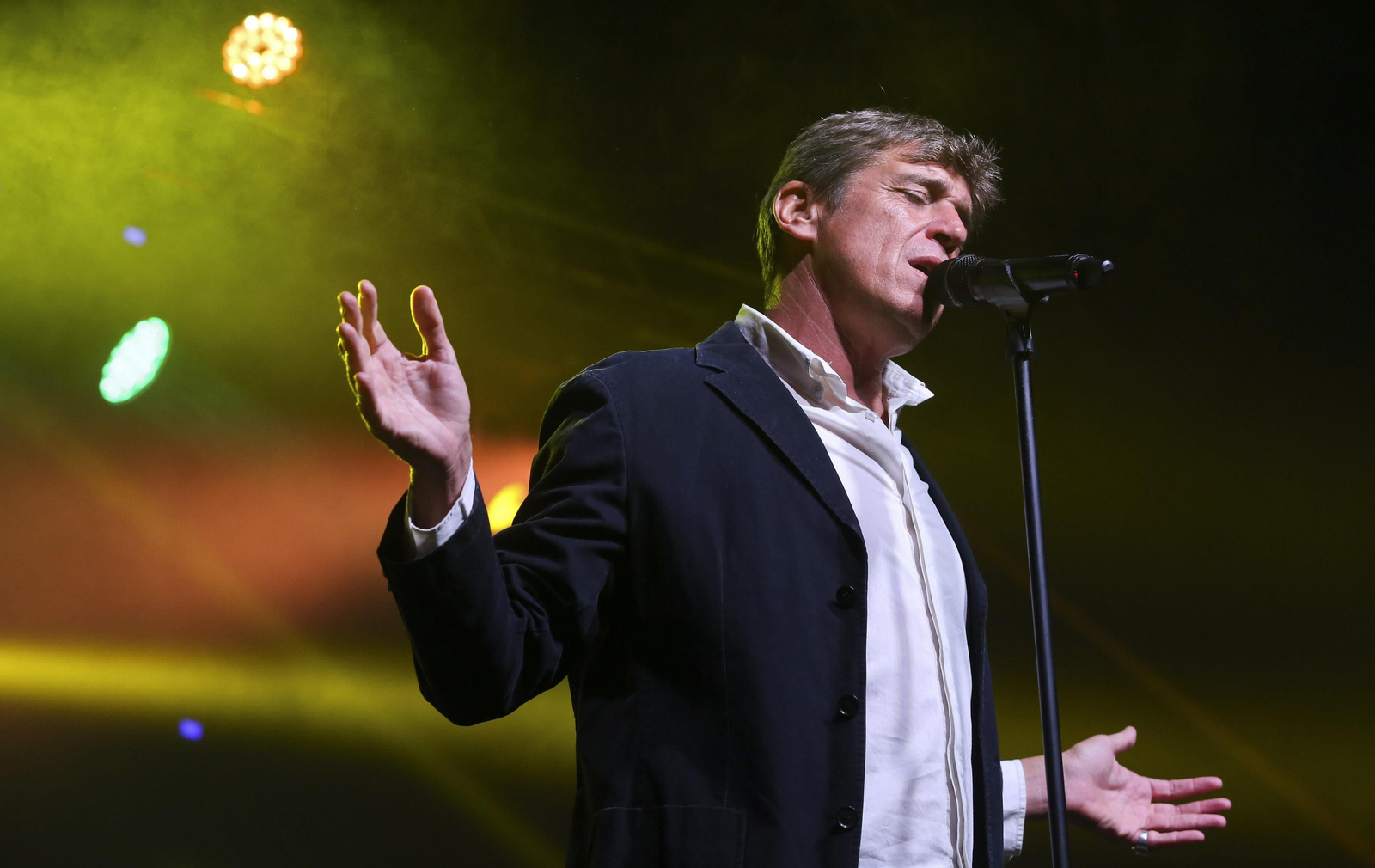 El cantante Javier Ojeda en una imagen de archivo.