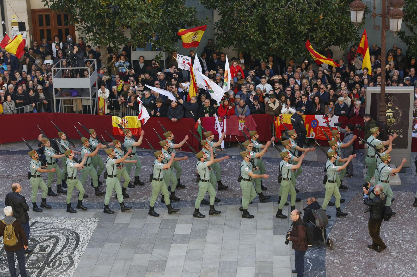 El Día de la Toma de 2021 dejará vacía la Plaza del Carmen: sin banderas, desfile militar ni 'Granada, qué'