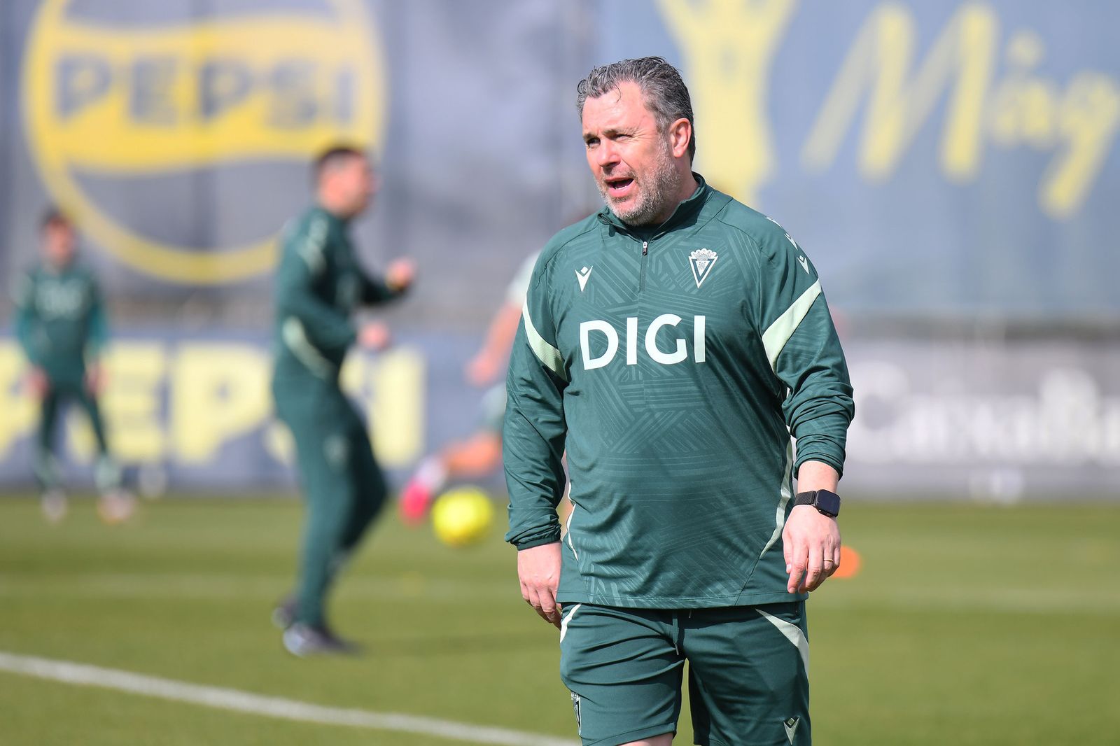 Sergio González en El Rosal.