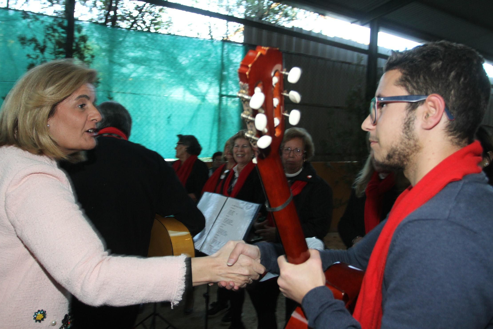 Imágenes de la inauguración del Belén viviente de Beas