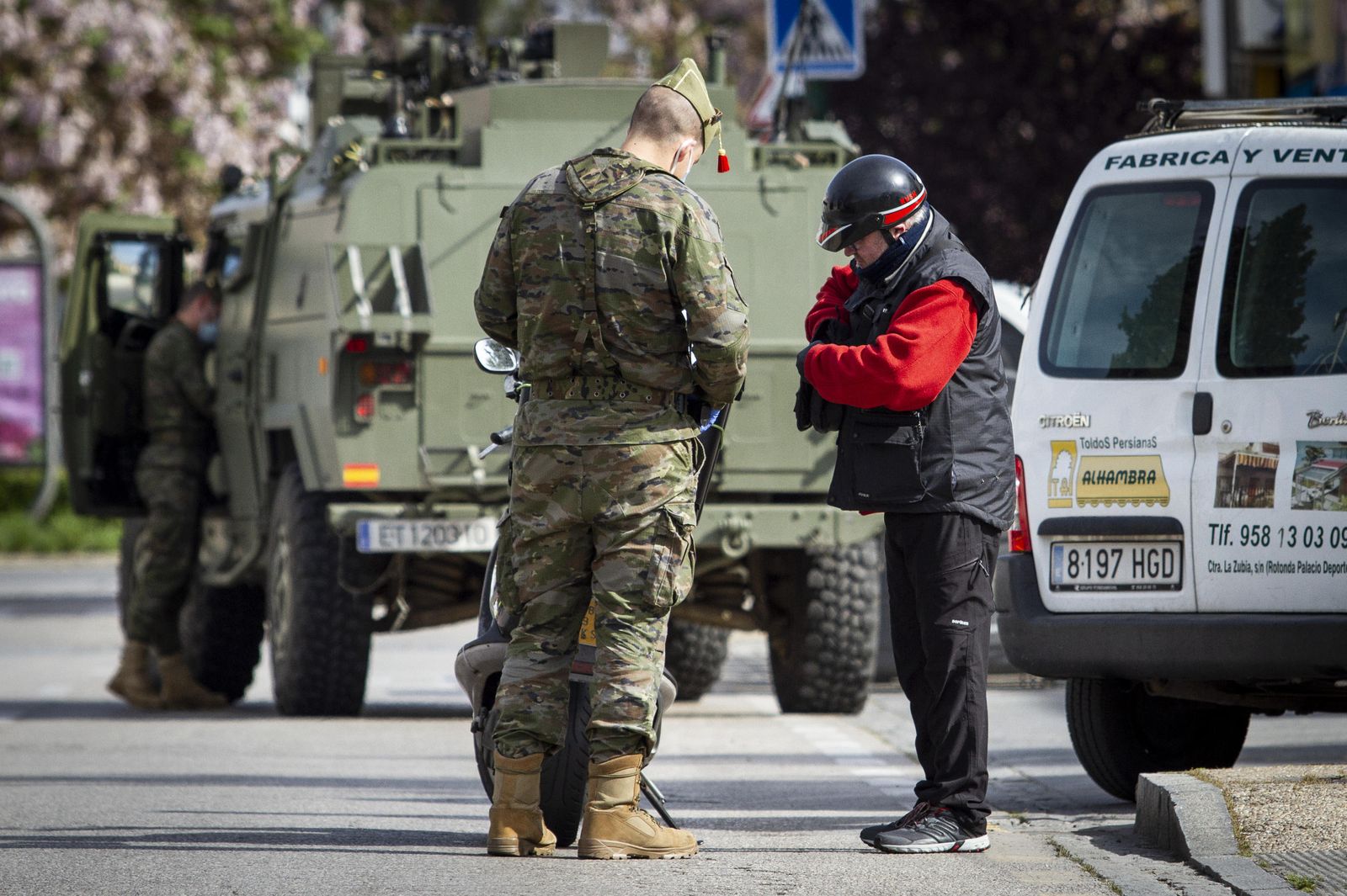 La Legión se despliega hoy en Granada para controlar el coronavirus