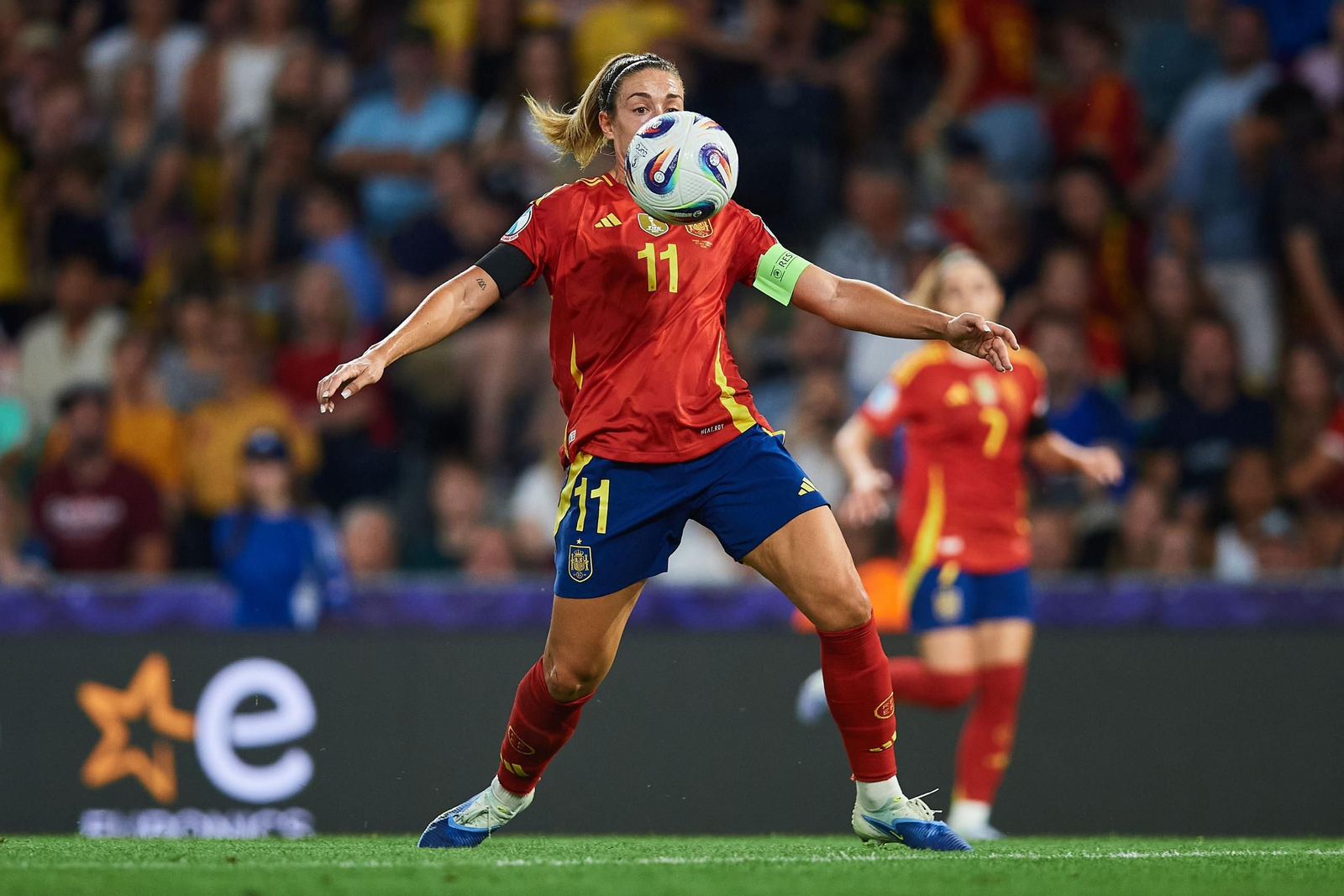 Las fotos del España - Portugal en la Eurocopa femenina