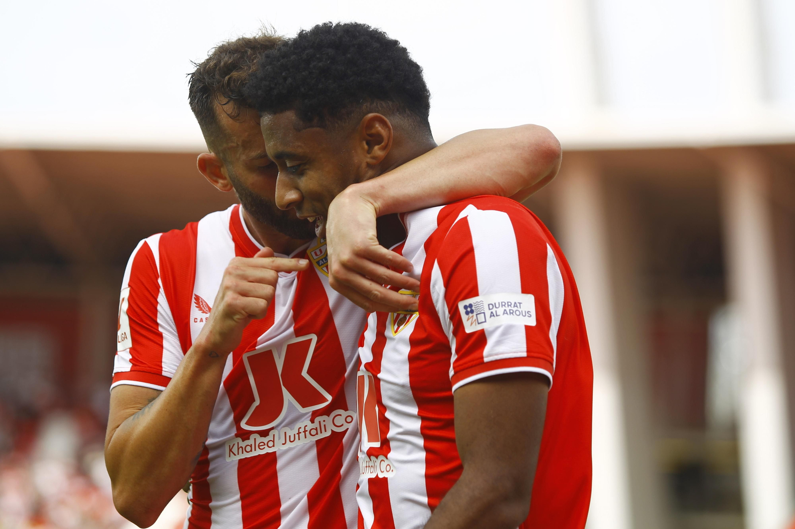 Las mejores imágenes del partido de fútbol U.D. Almería-Villarreal C.F.