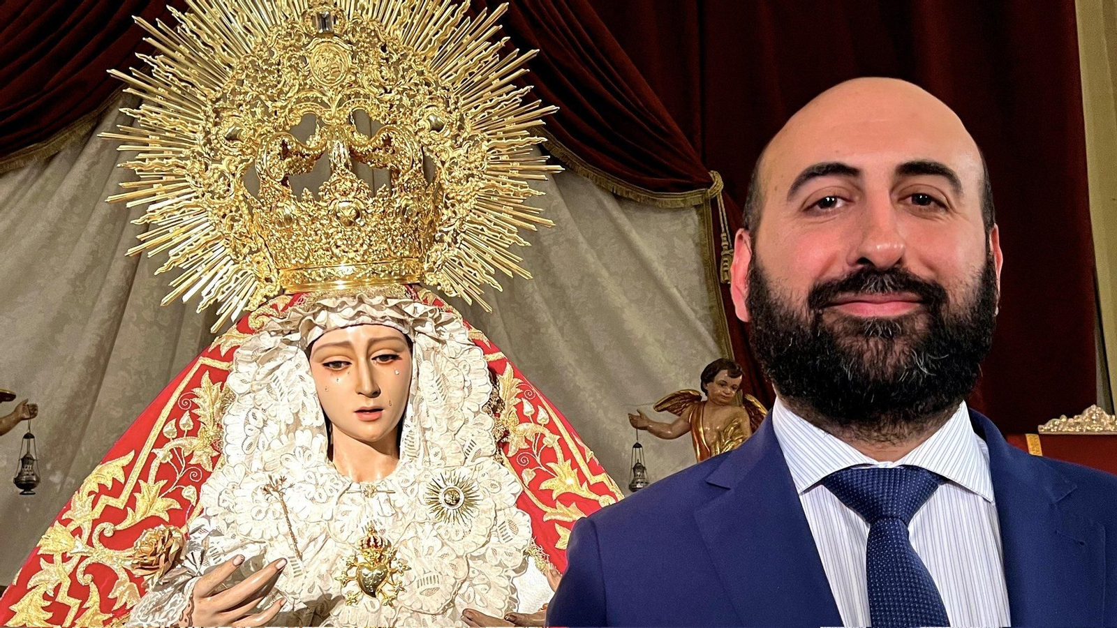 El cofrade Juan Manuel Bortelano