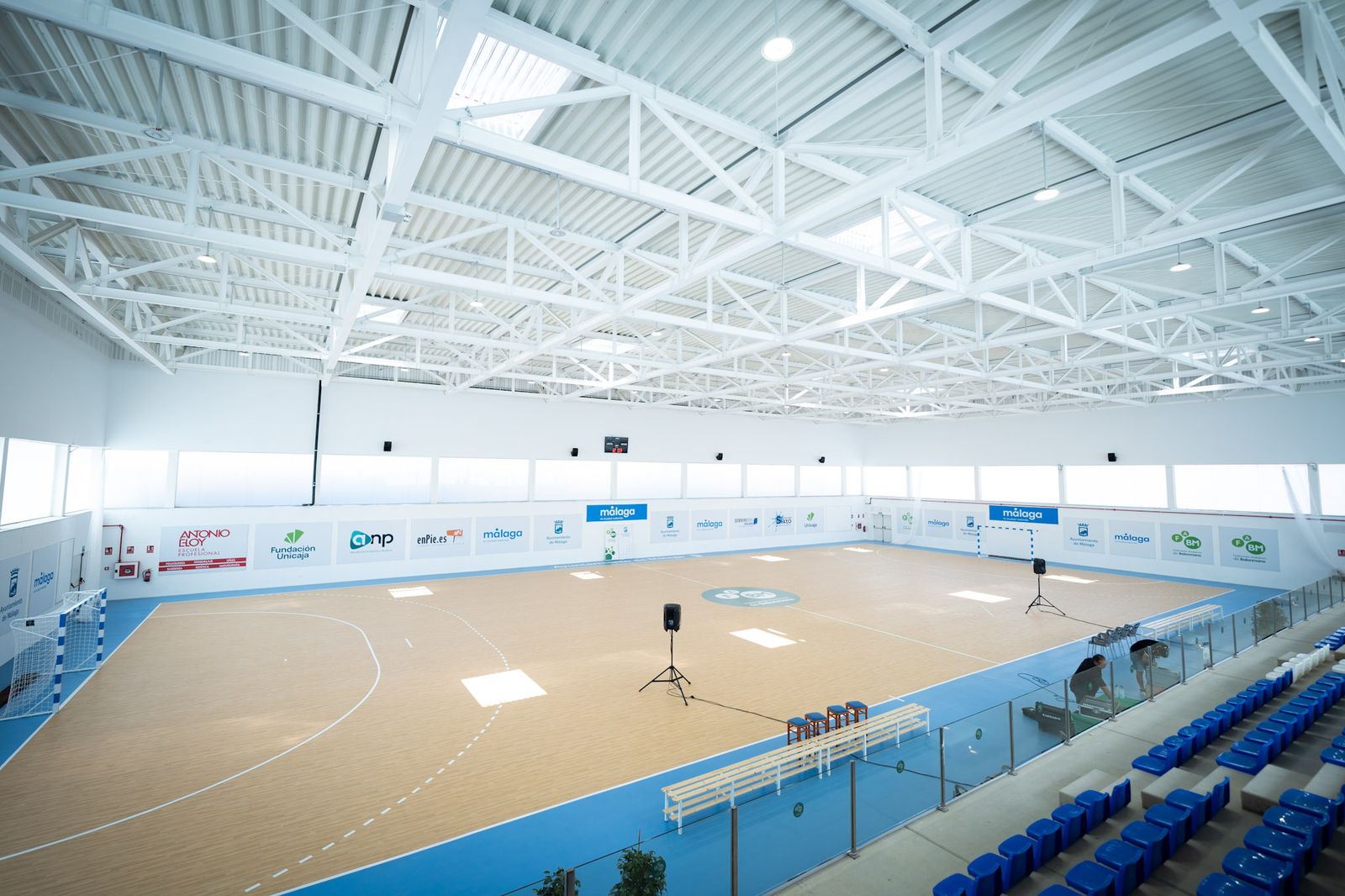 Perspectiva de la pista.