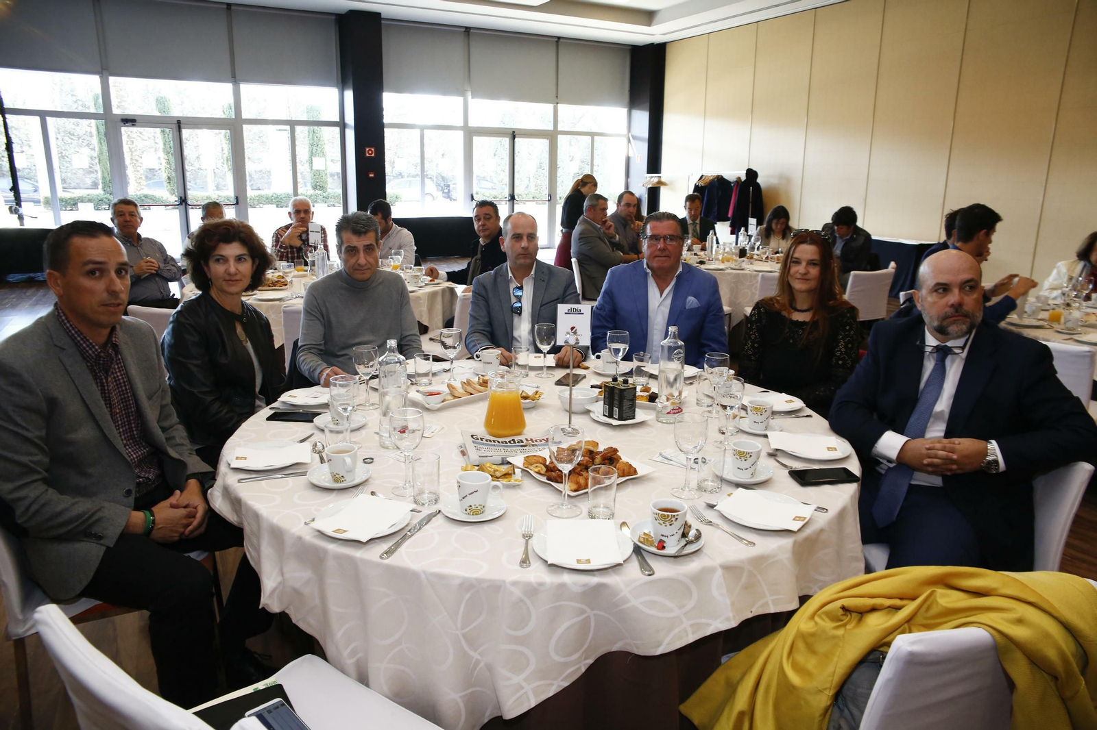 Ángel Vaca, Elisa María Cabrerizo, Antonio Cambril, Enrique Martínez, Jesús Amate, Marilyn Villena y José Manuel  Castellano.