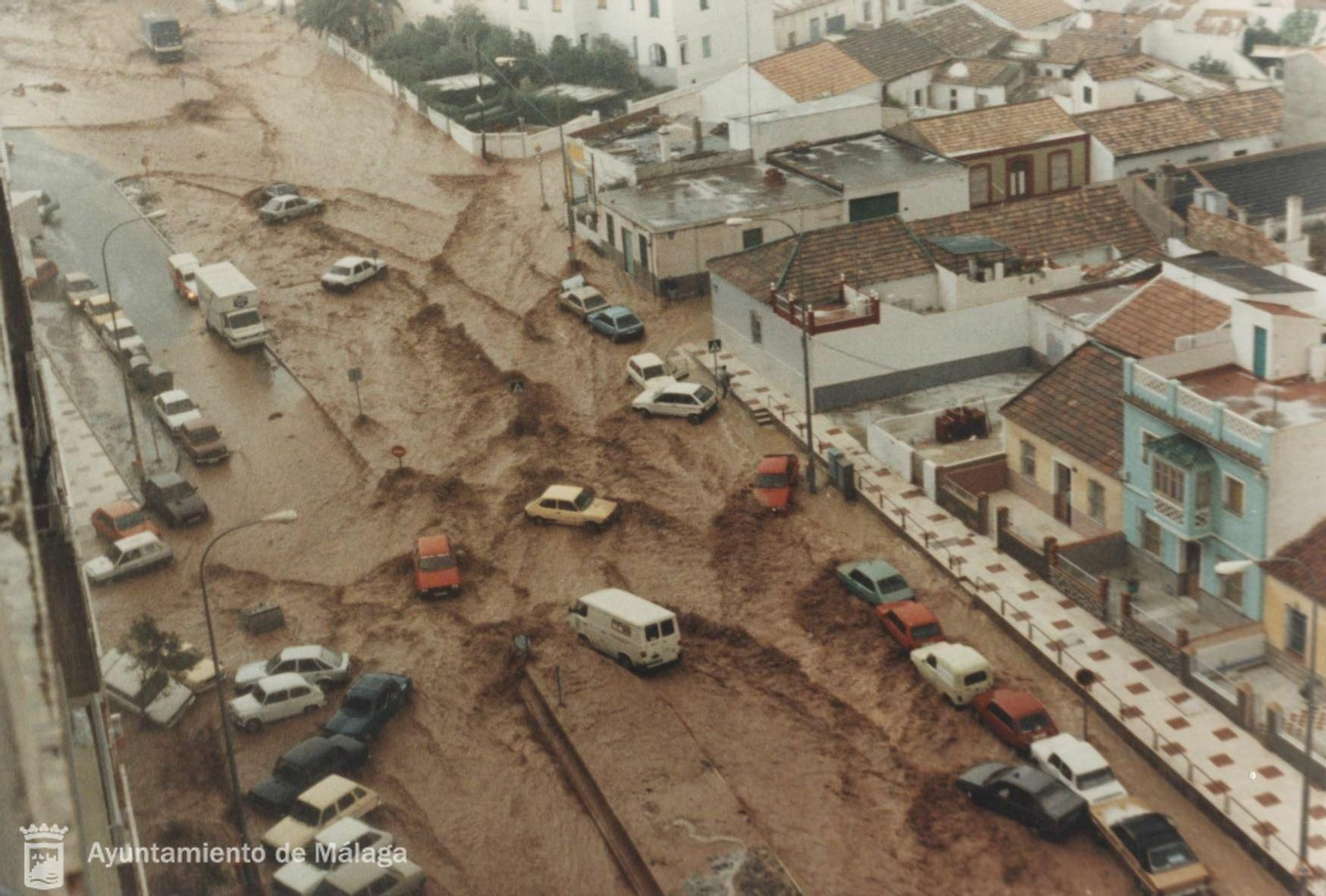 Las fotos de las inundaciones de 1989 en Málaga
