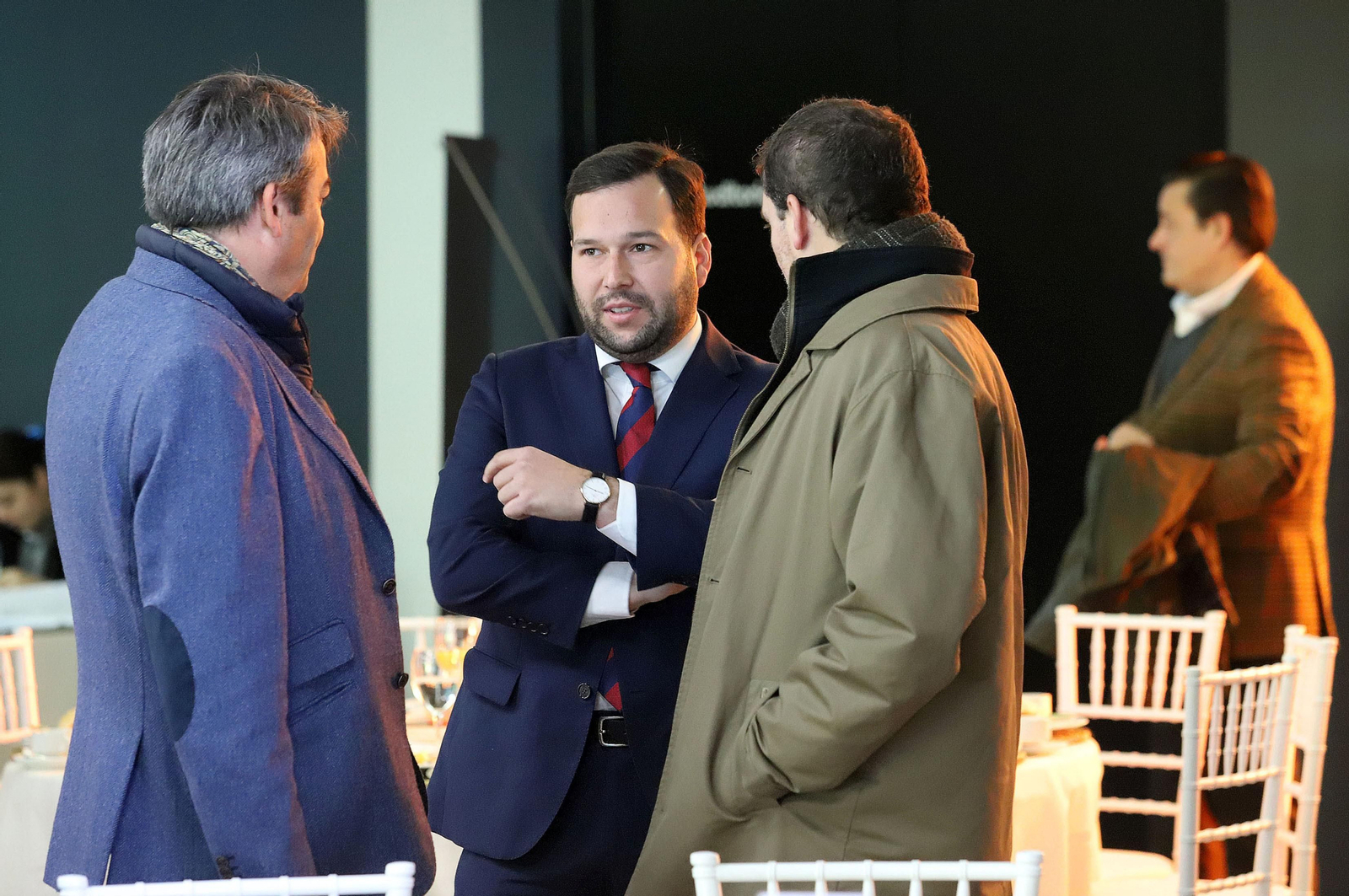 Imágenes de los asistentes al Desayuno Coloquio "Economía azul, claves para el desarrollo sostenible" organizado por el Grupo Joly