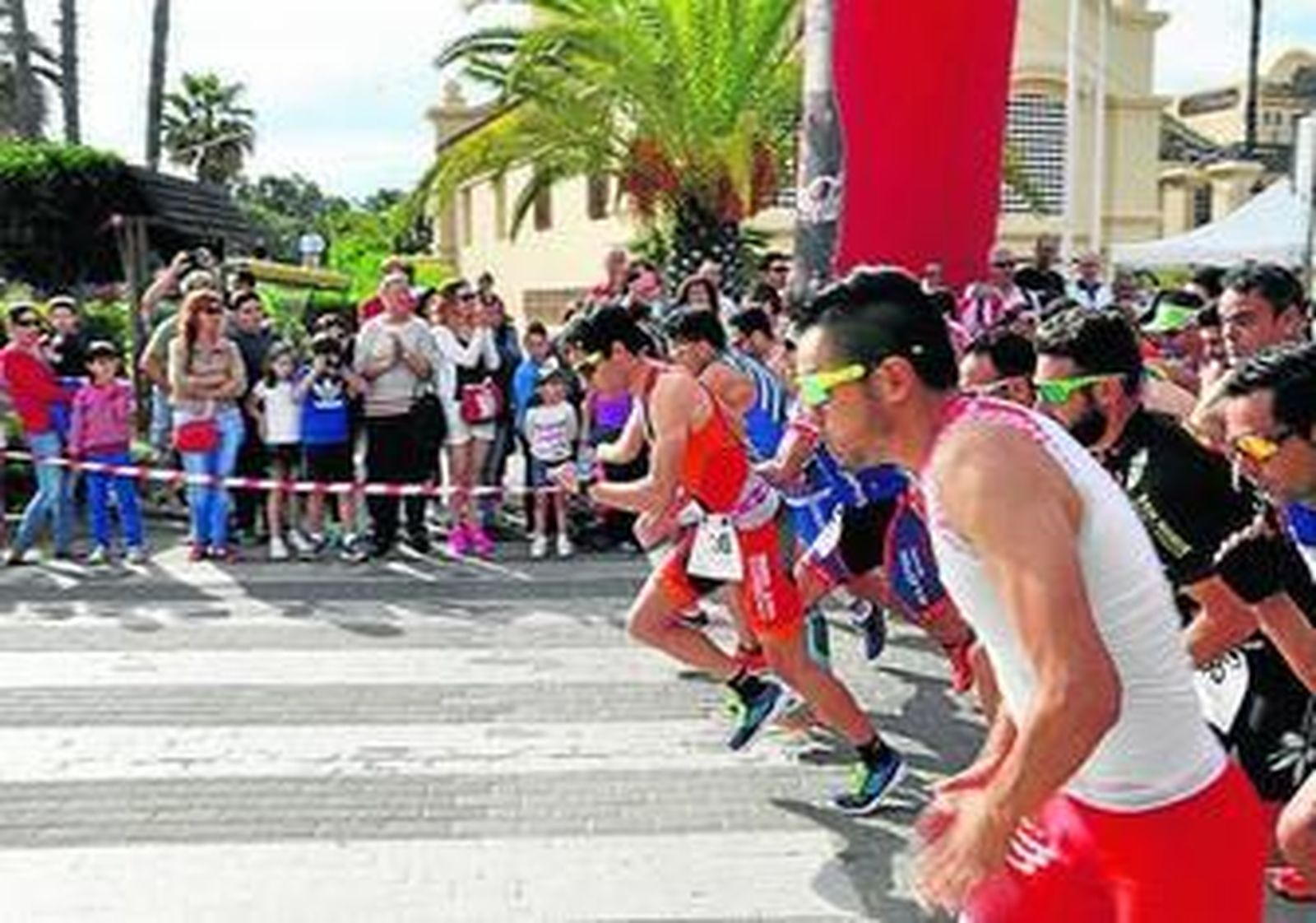 Un momento de la prueba celebrada en Islantilla.