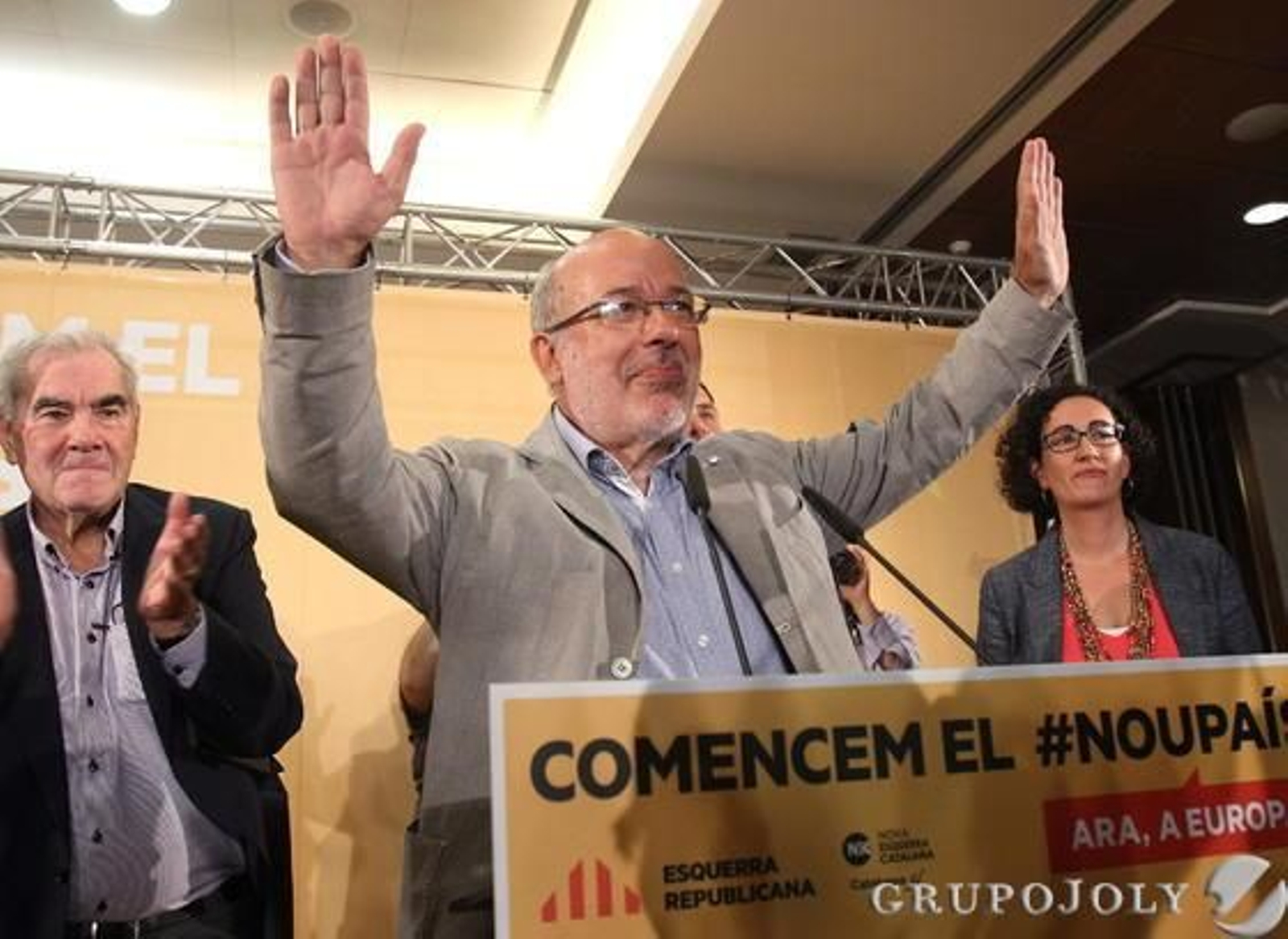 Integrantes de ERC durante la jornada

Foto: EFE
