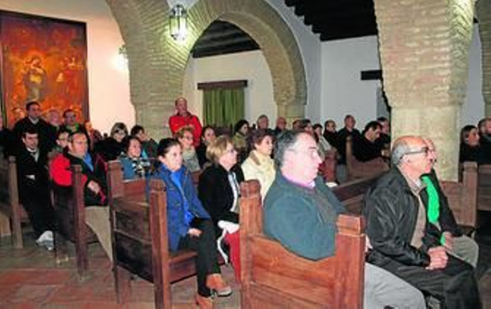 Un momento de la reunión vecinal. Un momento de la reunión vecinal.