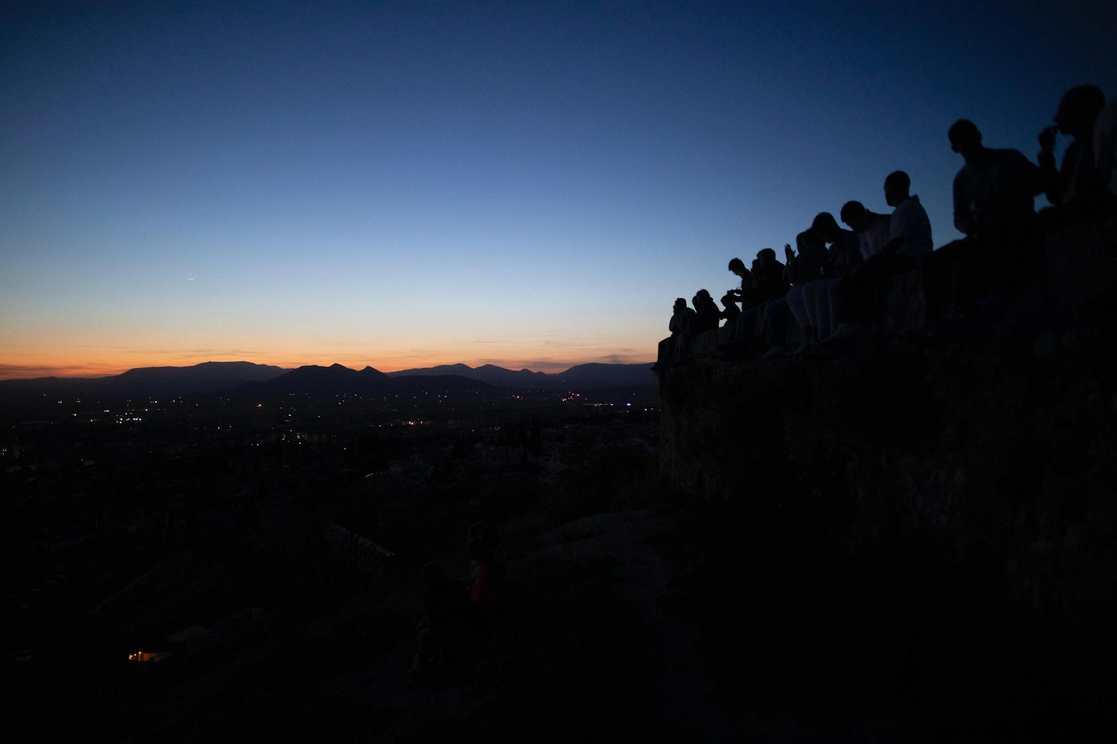 Apagón en Granada: las fotos de la noche más oscura