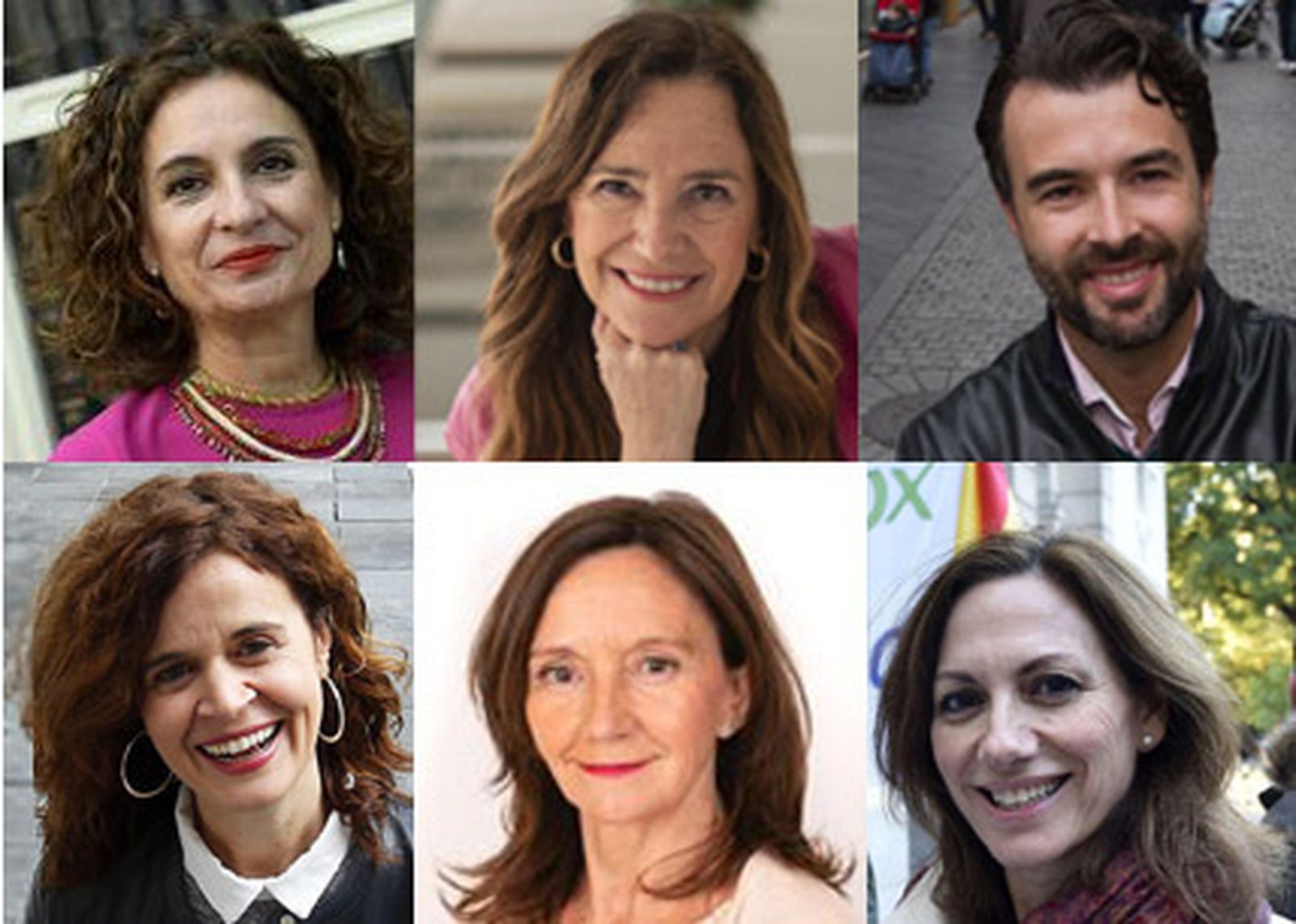 Los candidatos de las principales candidaturas