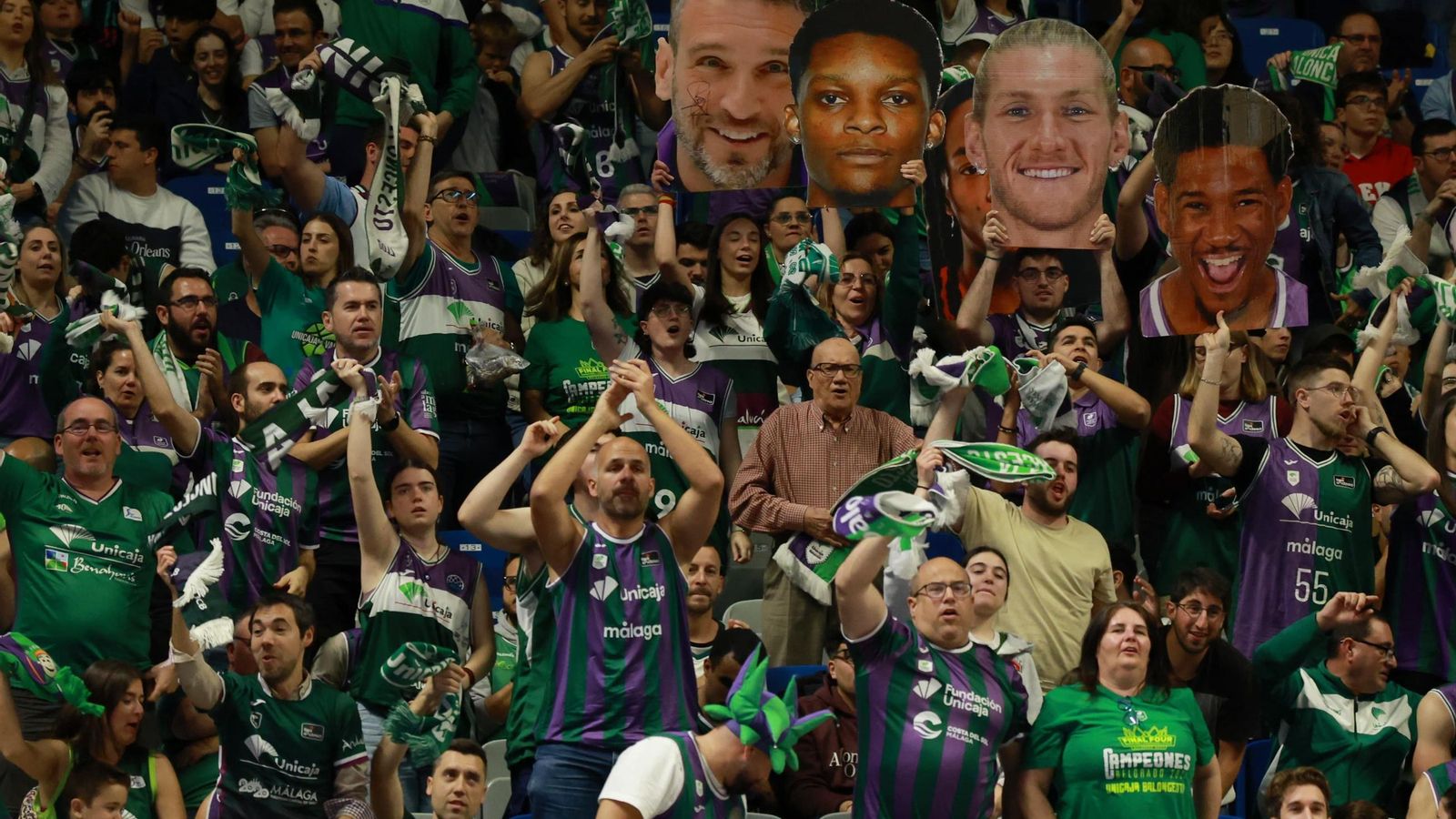 El Unicaja-Reggiana de cuartos de final de la BCL, en fotos