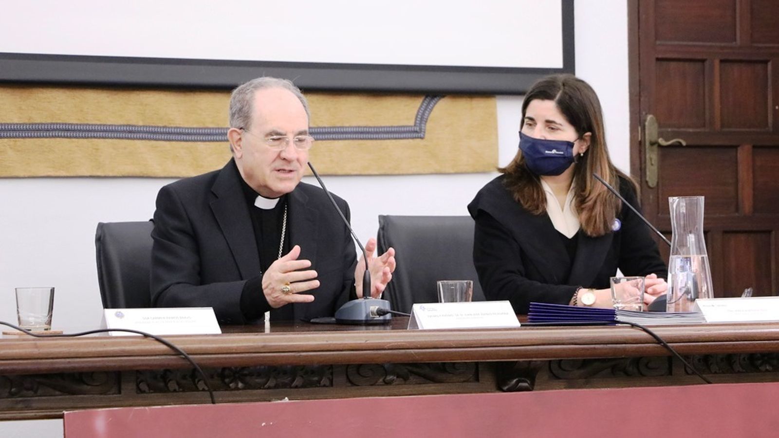 Monseñor Asenjo durante su intervención.