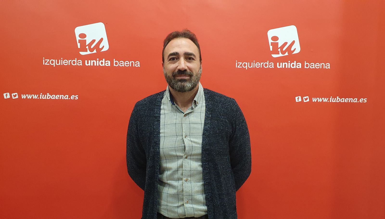 David Bazuelo, candidato de IU a la Alcaldía de Baena.