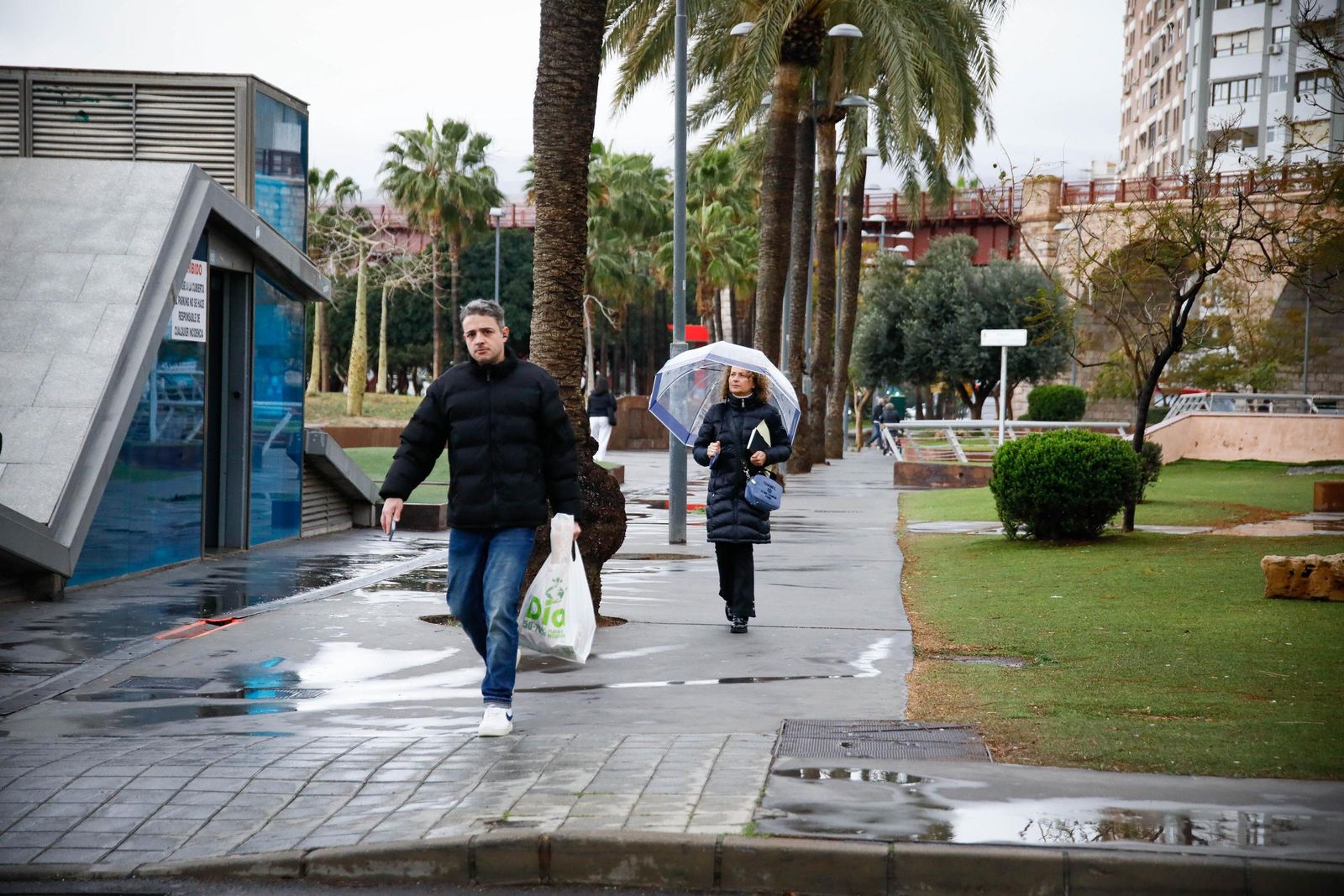 Las mejores imágenes de la lluvia en Almería