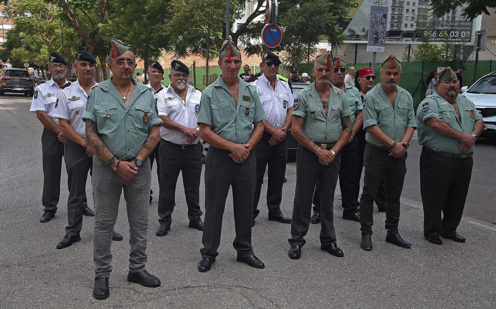 Fotos de la inauguración del monumento a la Legión en Algeciras
