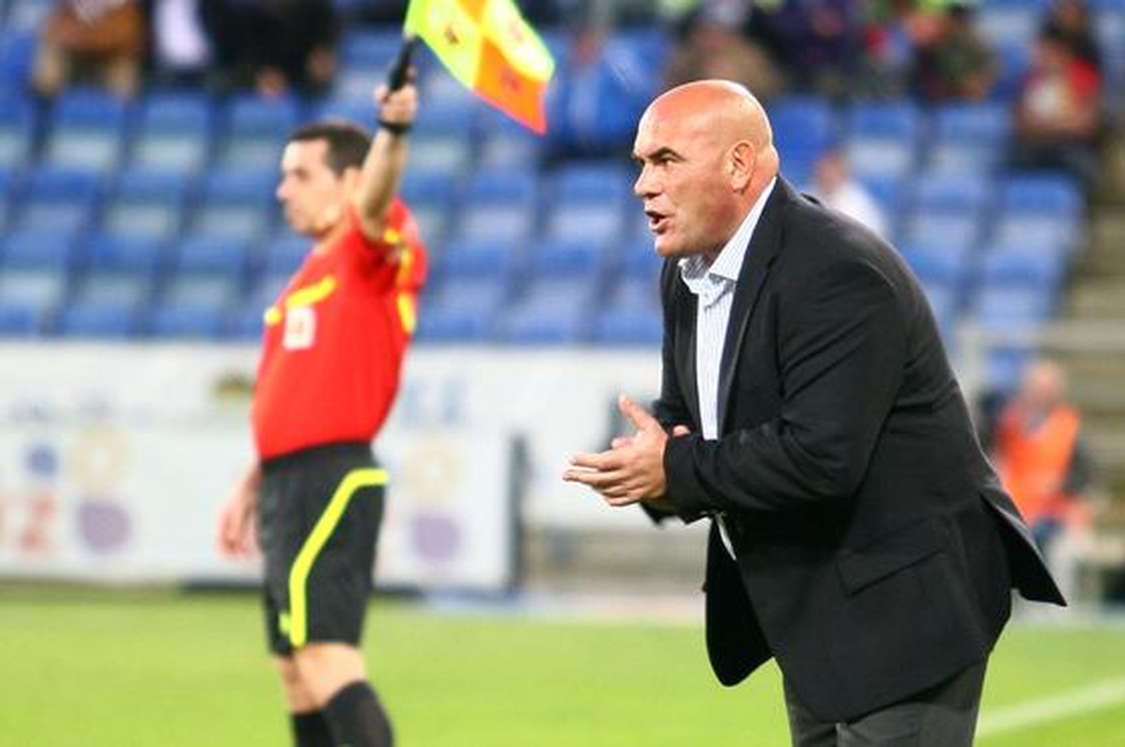 El Recreativo se atasca en casa ante la Ponferradina (1-1). / Alberto Rodríguez