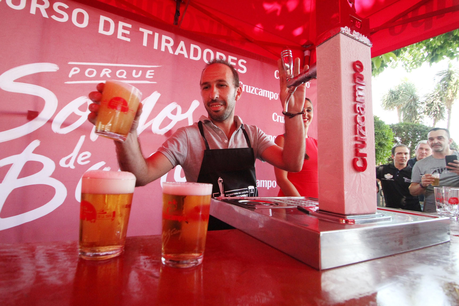 Cervezas bien tiradas.