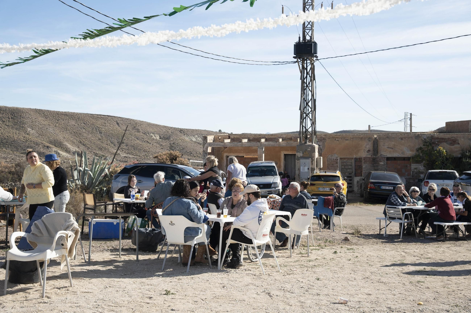 Las imágenes de la romería en Cuevas de Los Úbeda