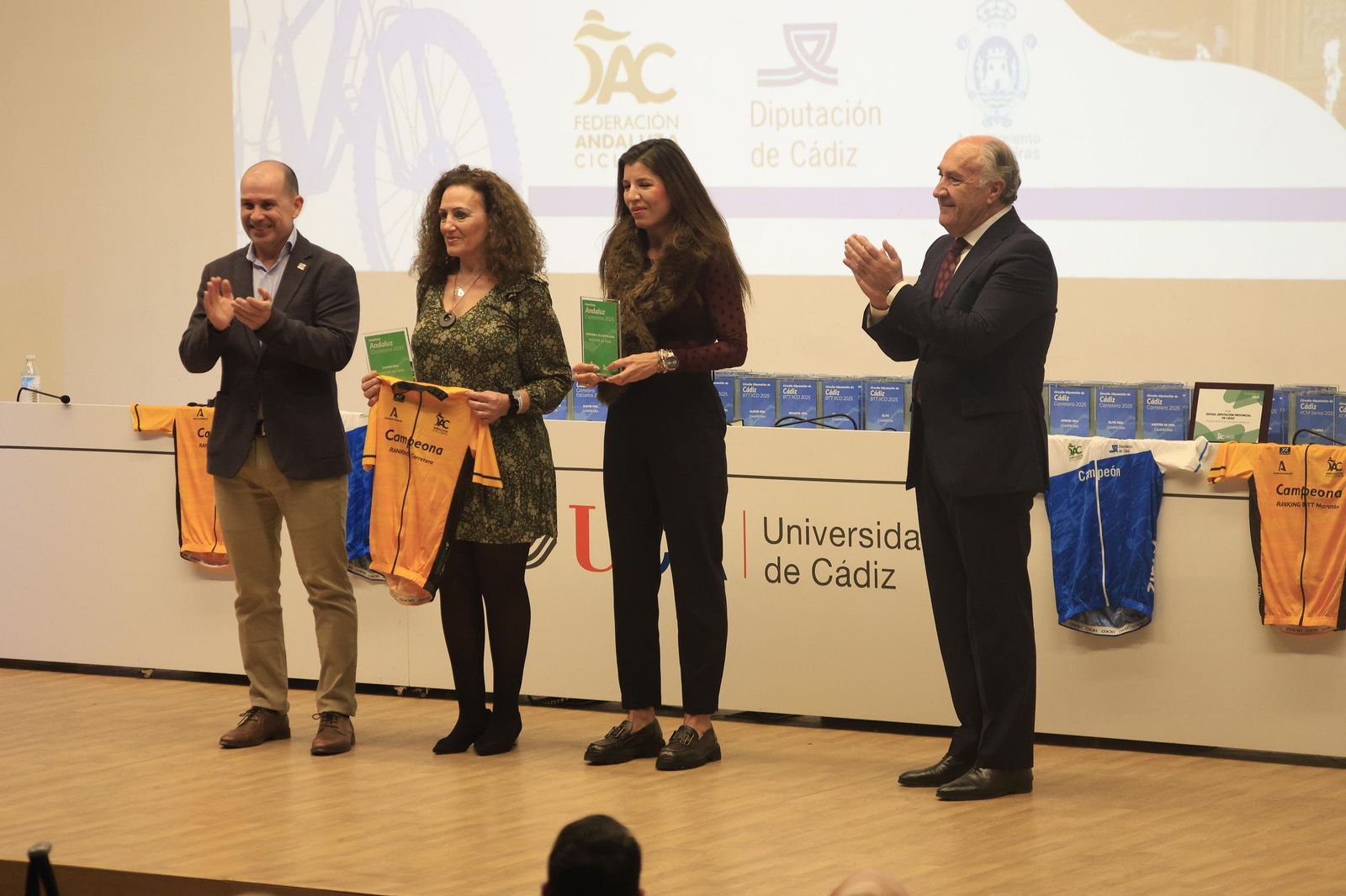 Las fotos de la gala de la Federación Andaluza de Ciclismo, en Algeciras