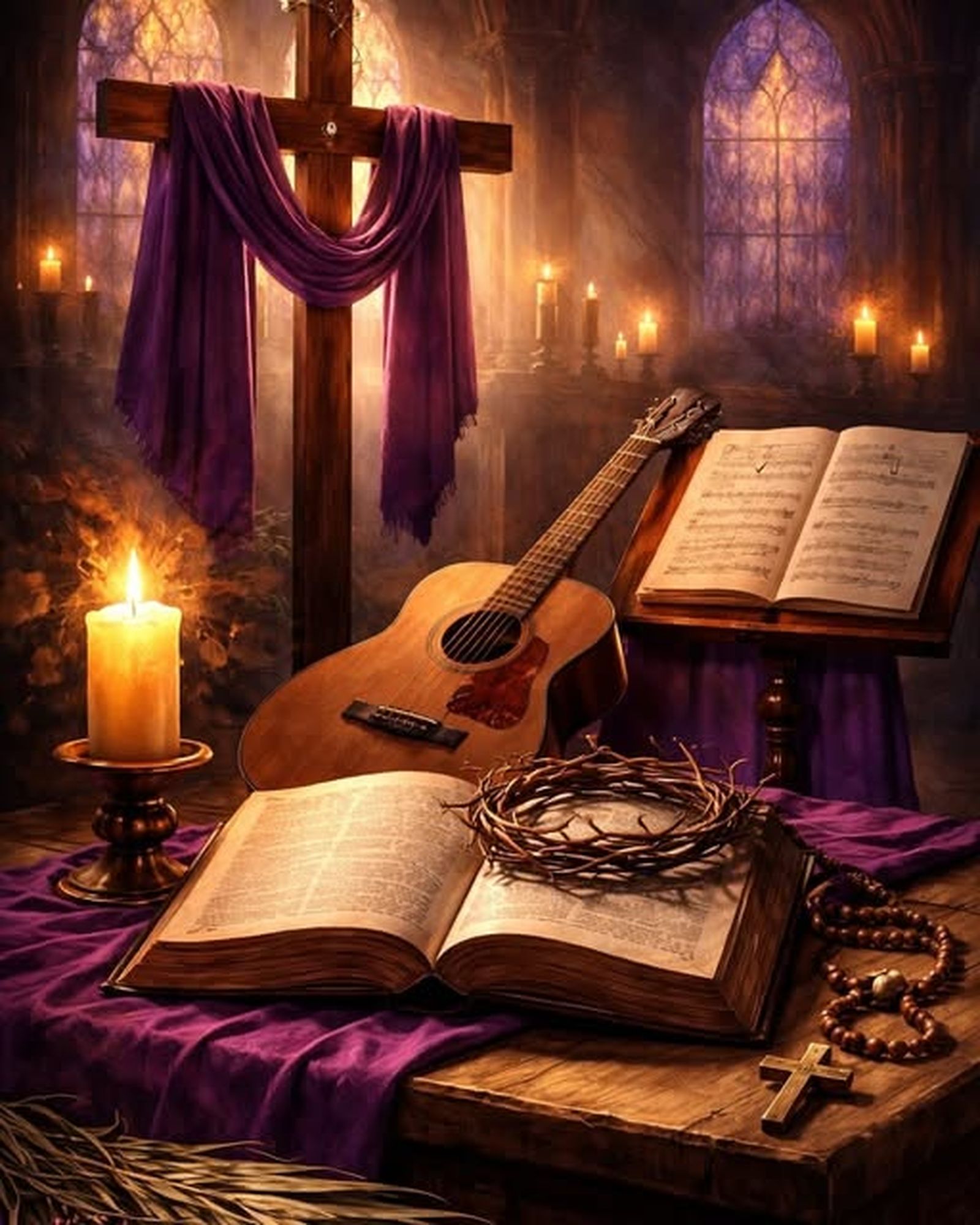 Imagen promocional con motivo de la cuaresma.