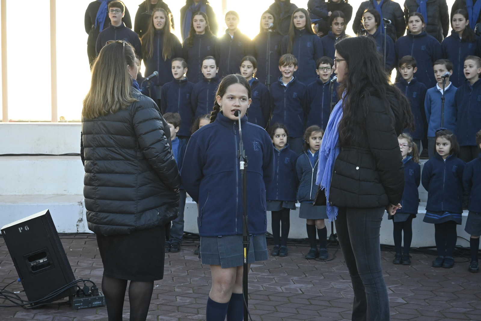 Alumbrado del Puerto de Huelva, en imágenes