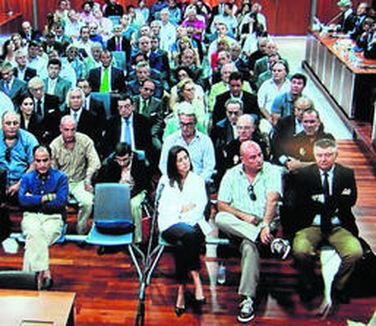 Una instatánea del juicio. / MIGUEL FERNÁNDEZ