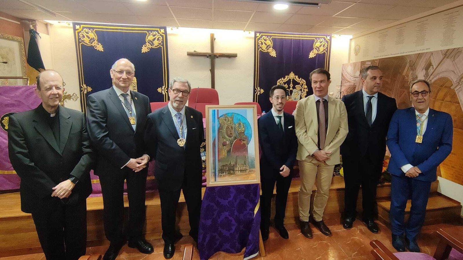 Presentación del cartel anunciador del tiempo de gloria. Presentación del cartel anunciador del tiempo de gloria.