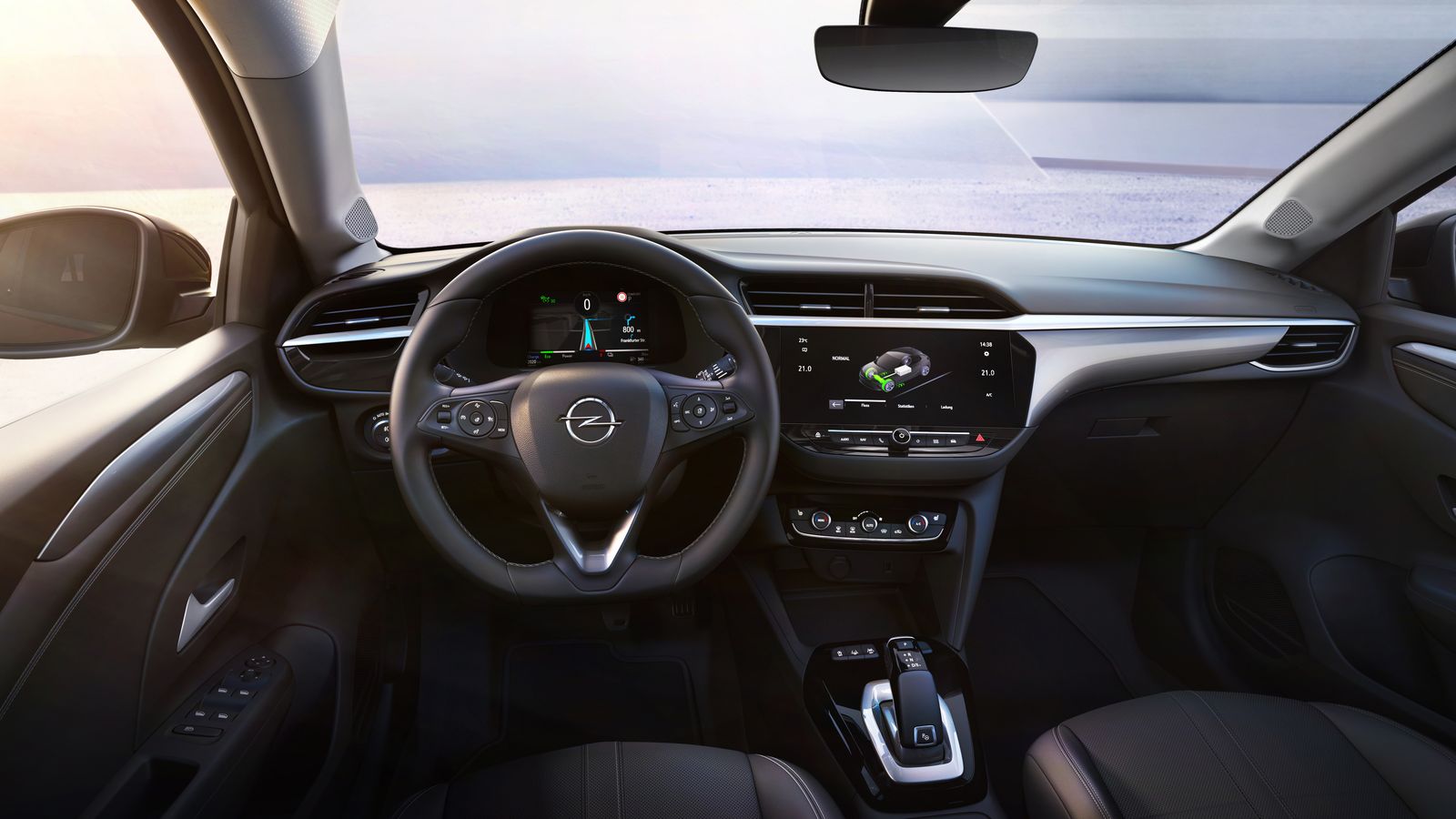 El interior del nuevo Opel Corsa es completamente digital.