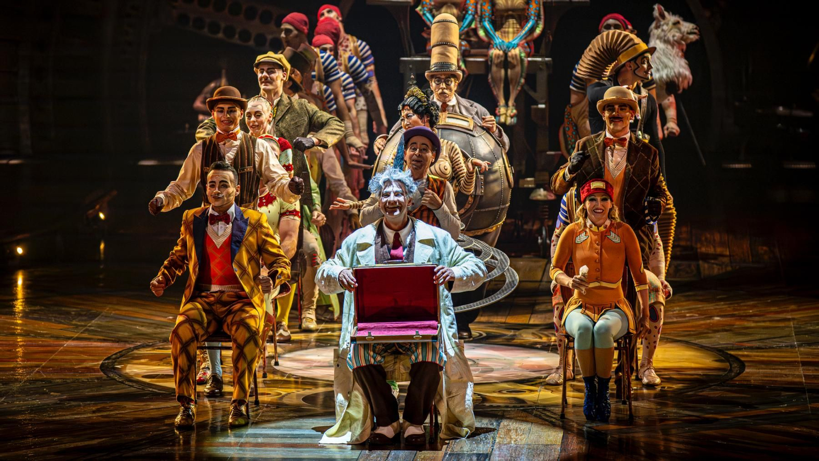 Uno de los momentos del nuevo show del Circo del Sol.