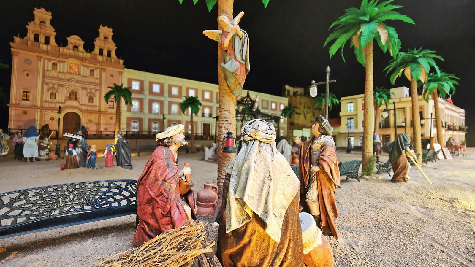 Imágenes del Belén del Ayuntamiento de Huelva