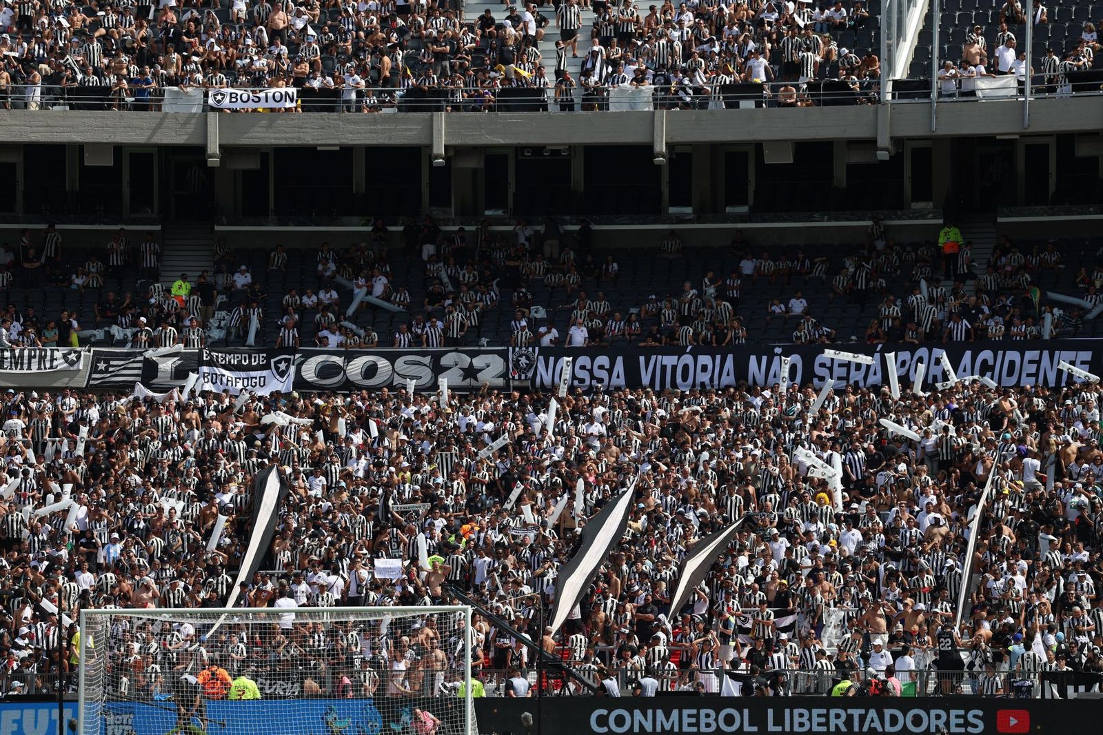Las fotos de una final de la Libertadores histórica; Botafogo, campeón con 10, ante Atlético Mineiro