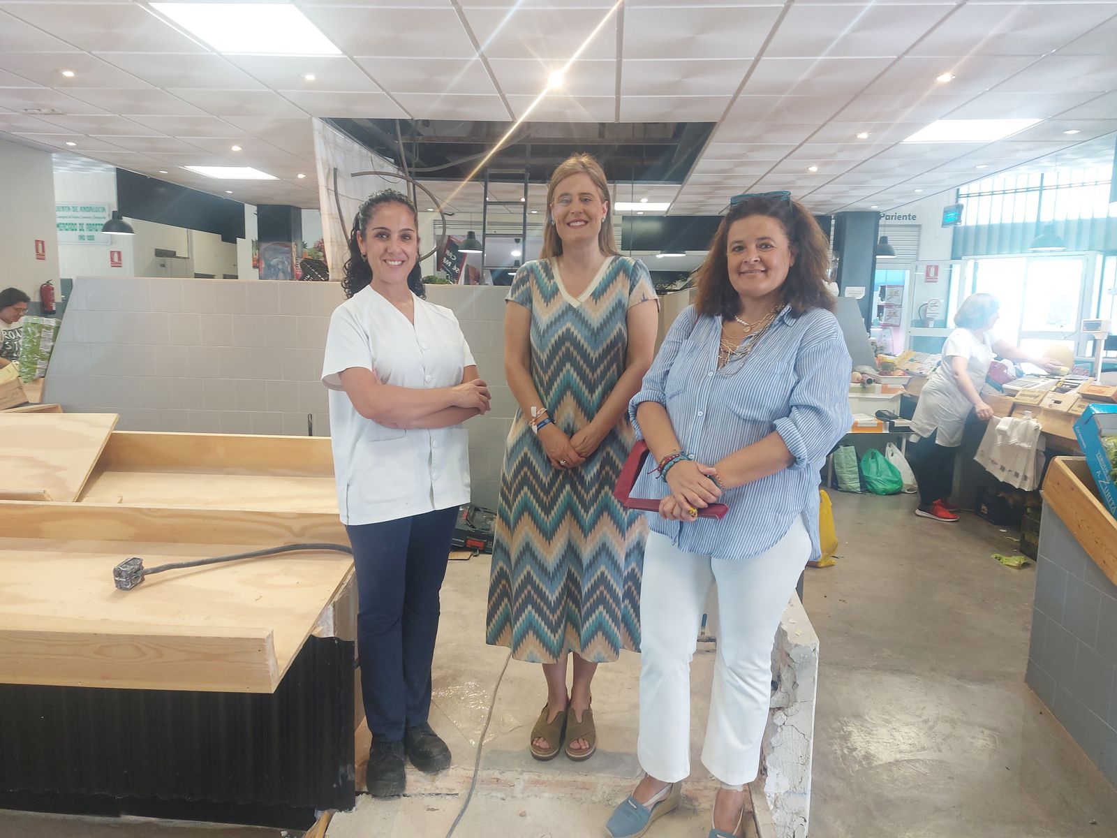 Presentación de las obras de climatización del mercado de abastos.