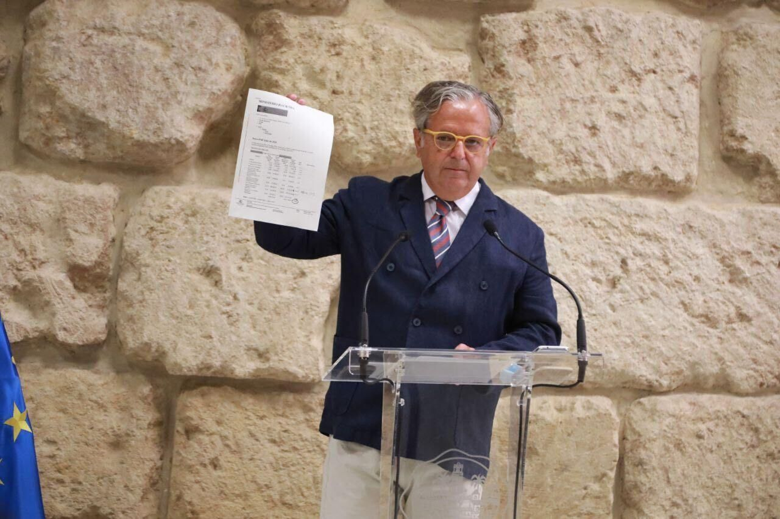 Fuentes, durante la rueda de prensa.