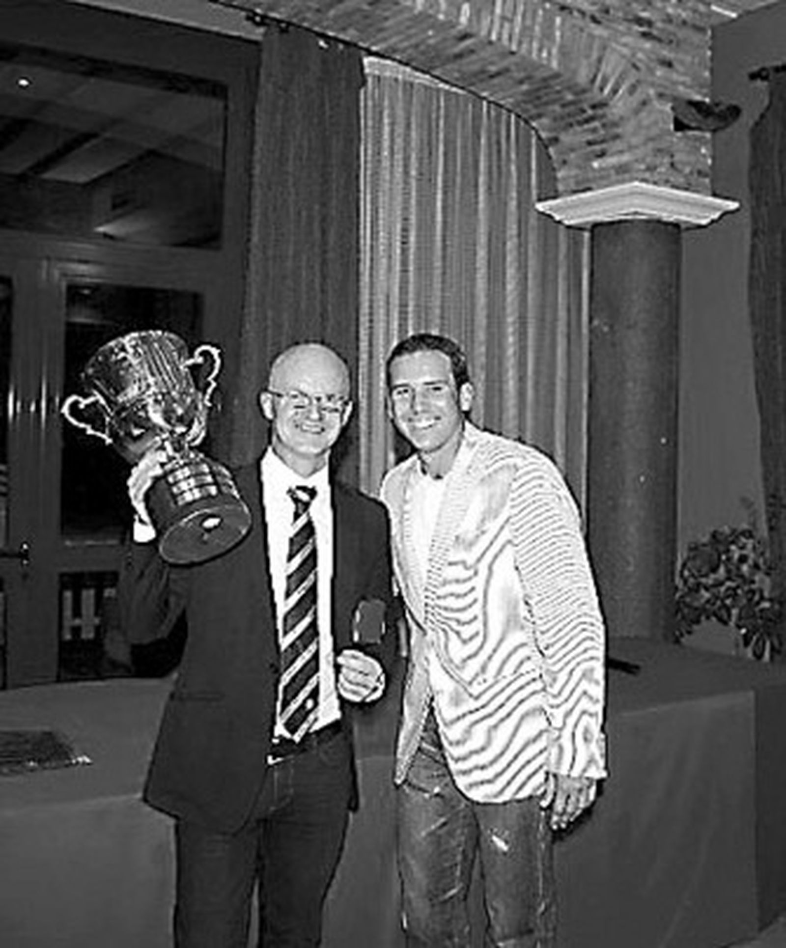 Johan Kammerstad, con Sergio.