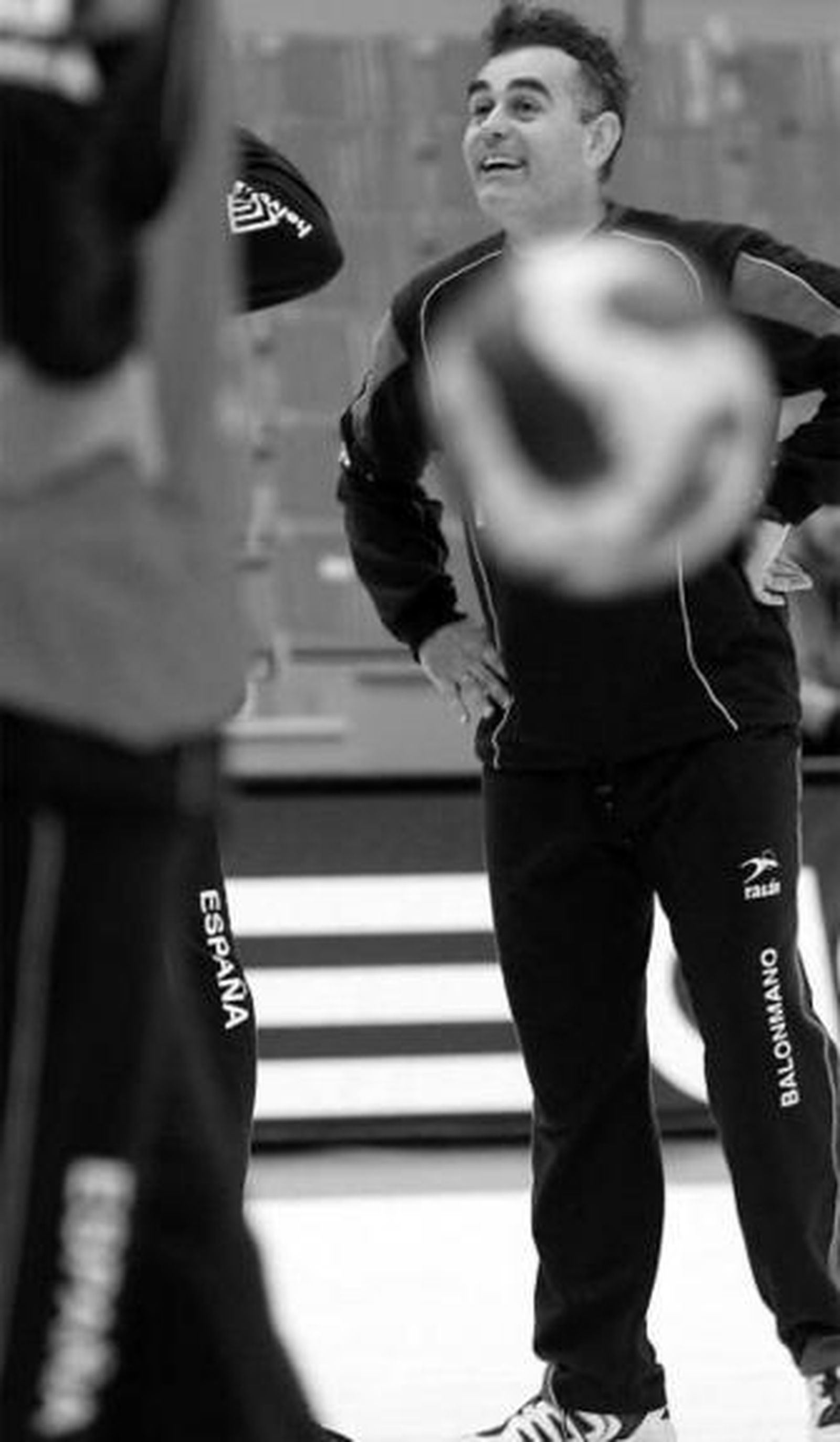 Juan Carlos Pastor, durante un entrenamiento en Bergen.