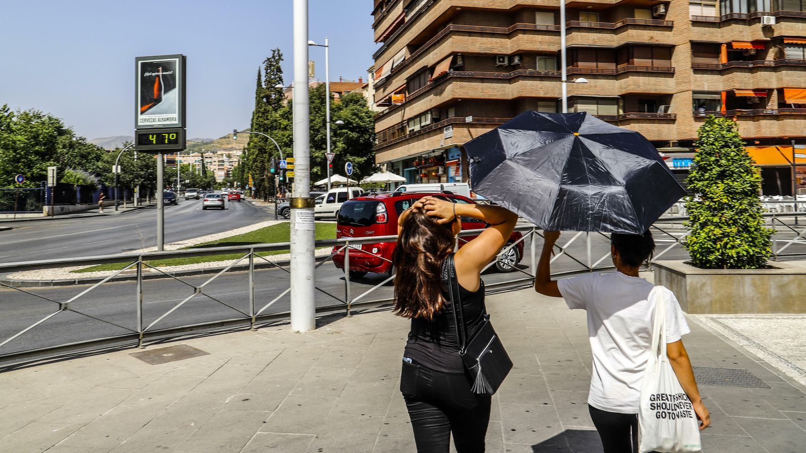 Termómetros con 47 grados