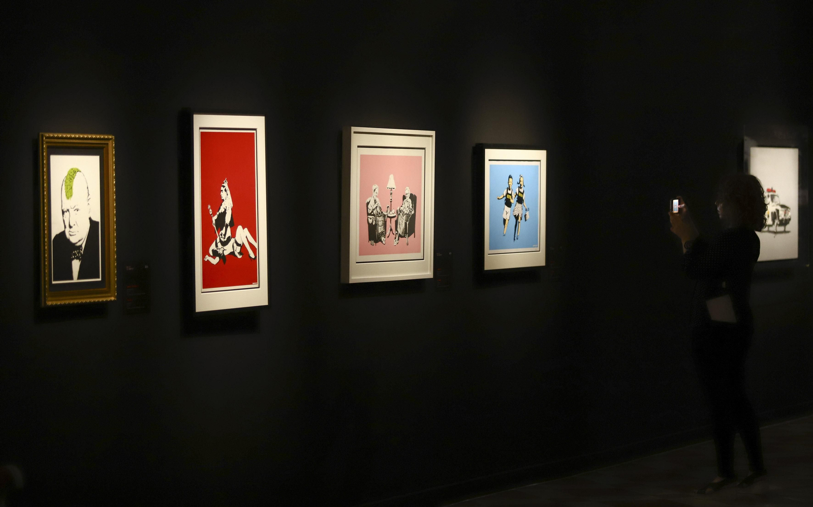 Las fotos de la exposición 'Banksy. The art of protest' en La Térmica, en Málaga