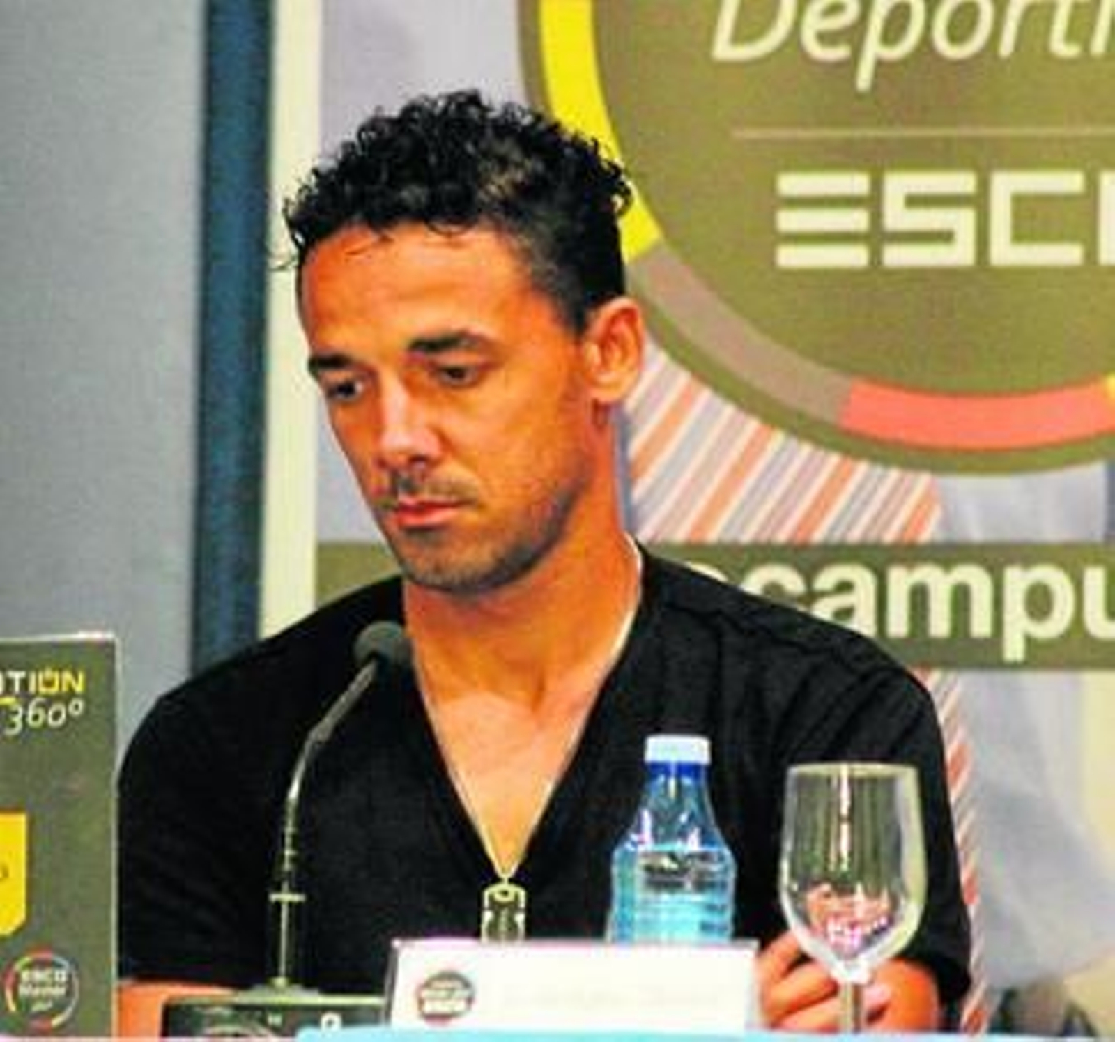 Weligton, durante el acto de ayer de ESCO.