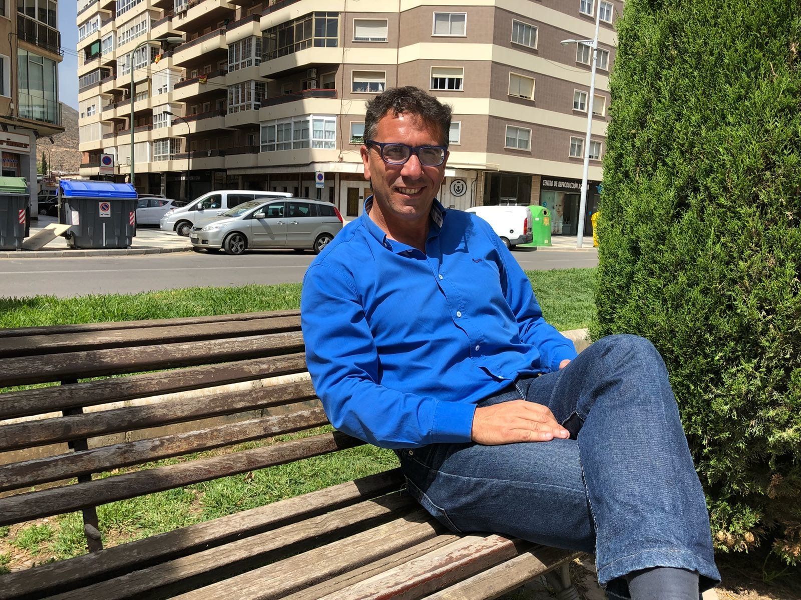 Pedro Cordero posa en su Cartagena natal.