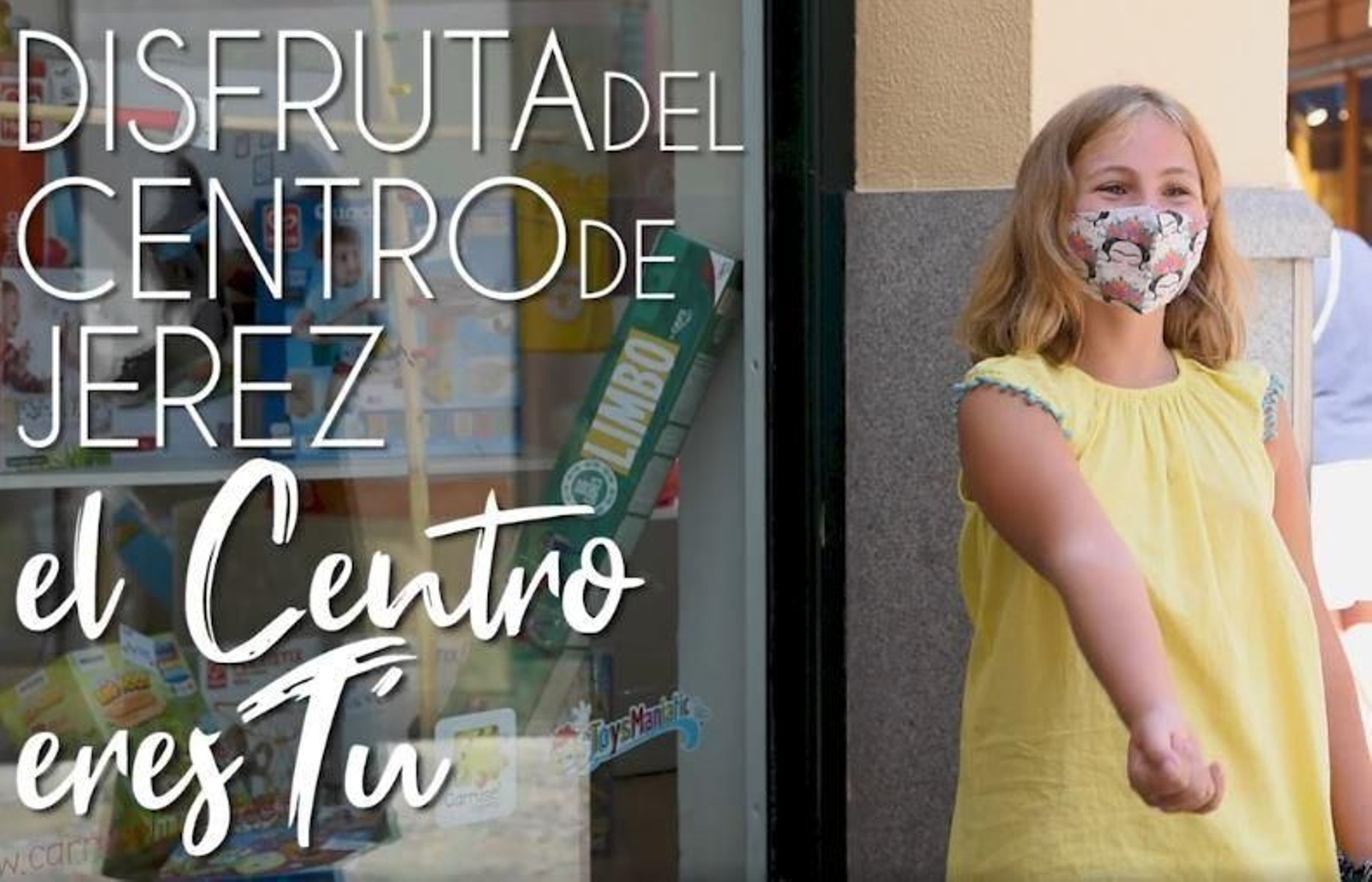 Imagen del vídeo de Jerez Centro para apoyar al comercio local